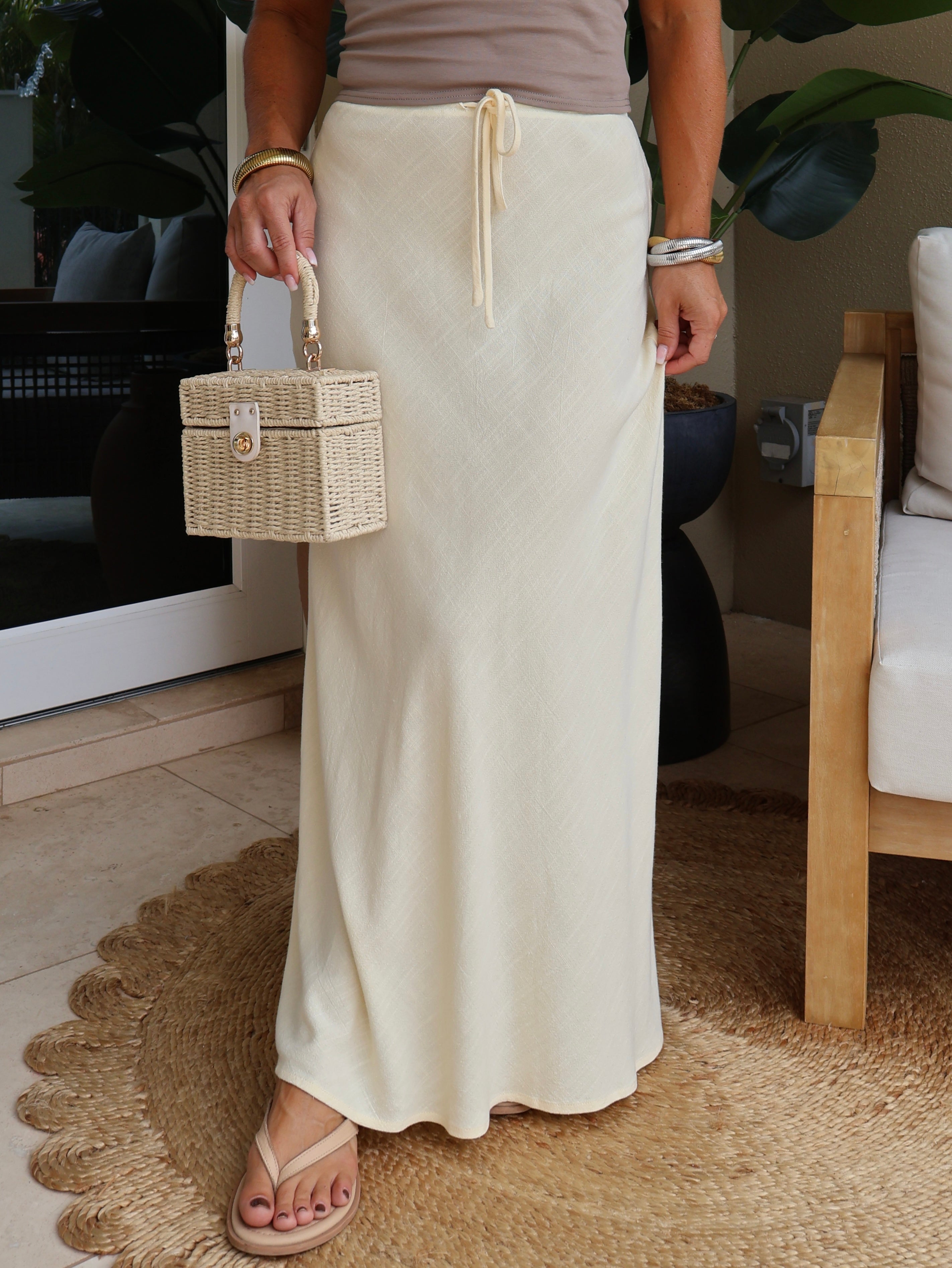 Sundown Maxi Skirt Butter