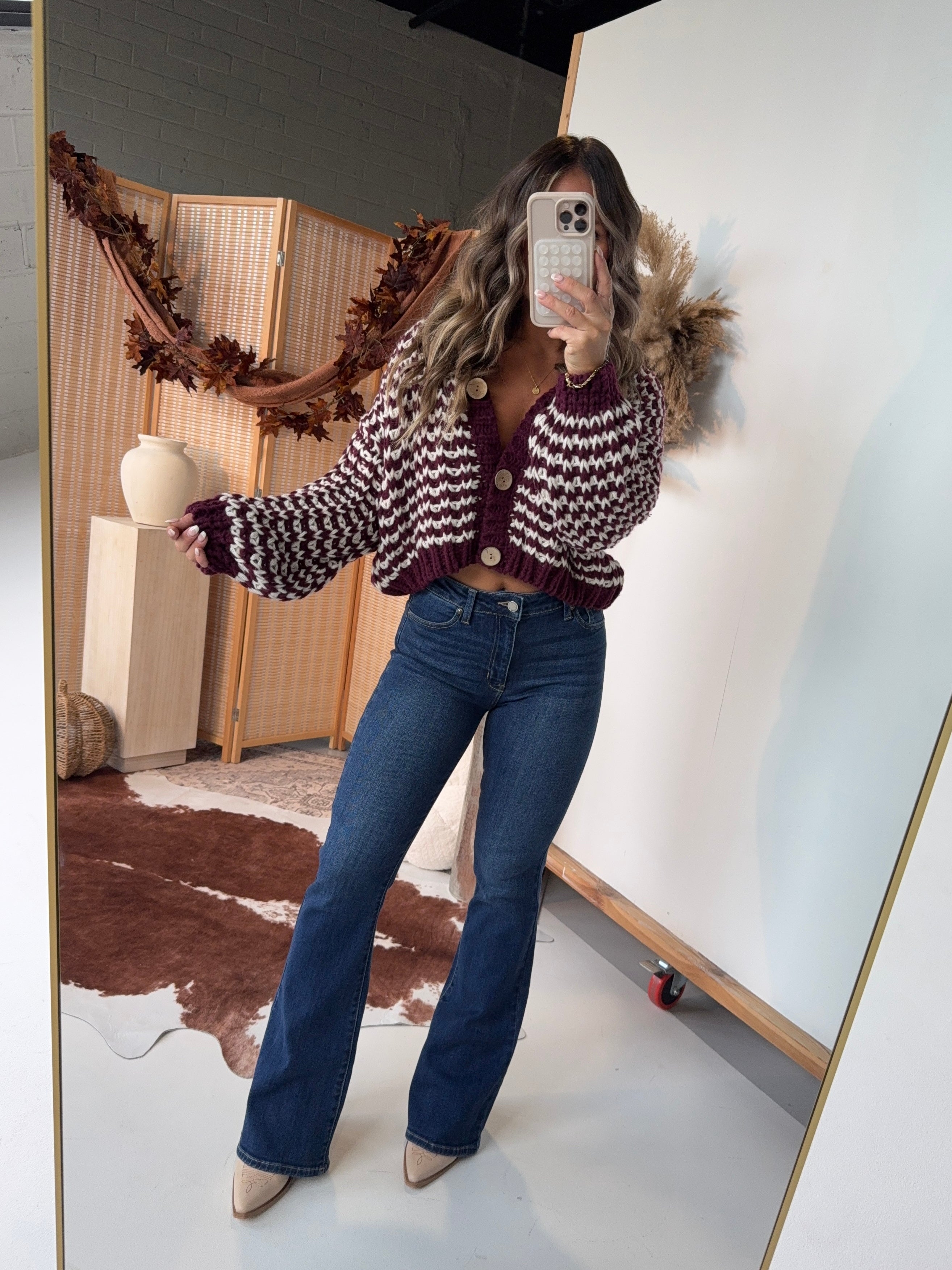 Favorite Boot Flare Jeans Dark Denim