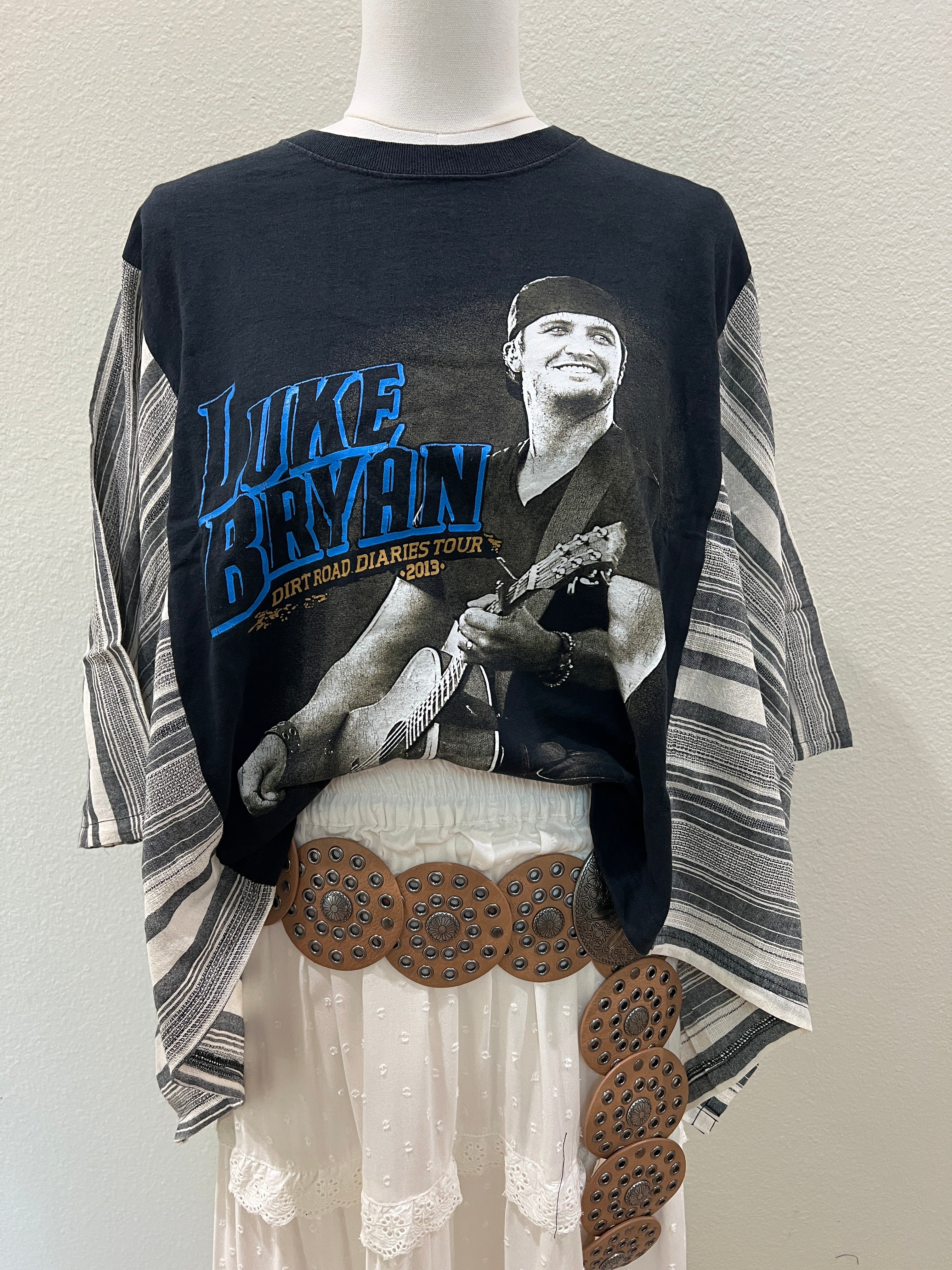 Luke Bryan Mix & Match Tee Black Stripe