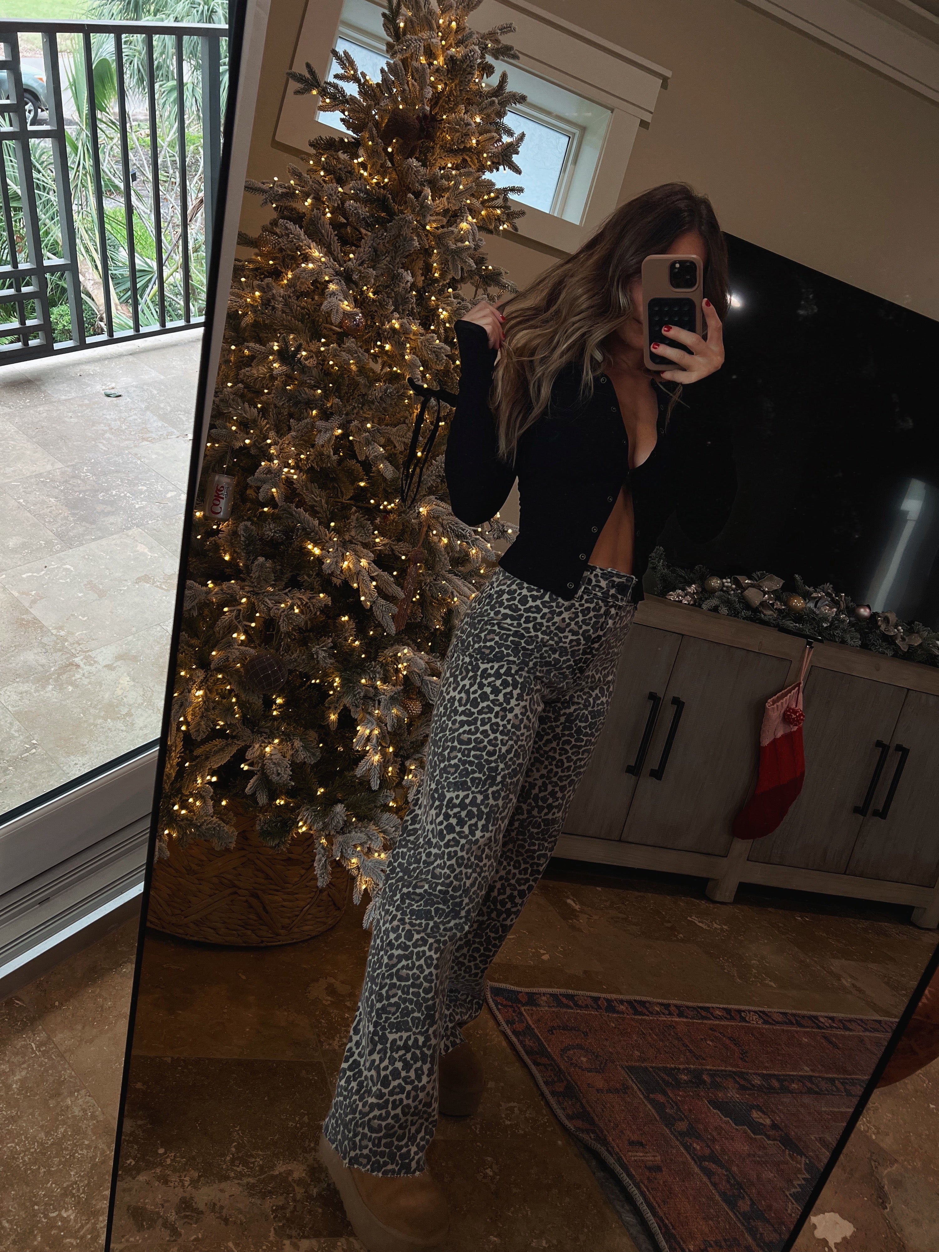 Lioness Vintage Print Pants Leopard