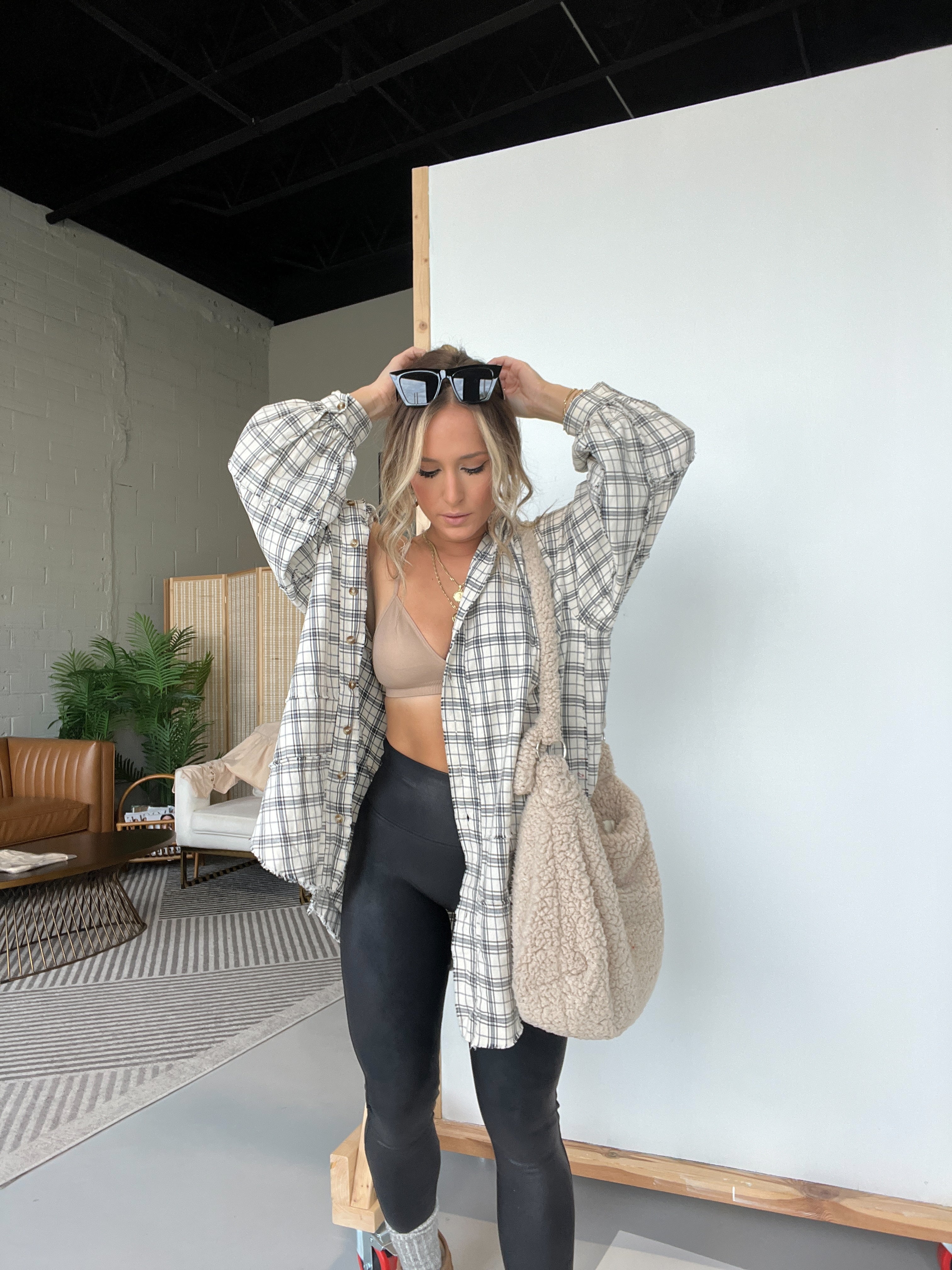 Addie Curve Bralette Almond