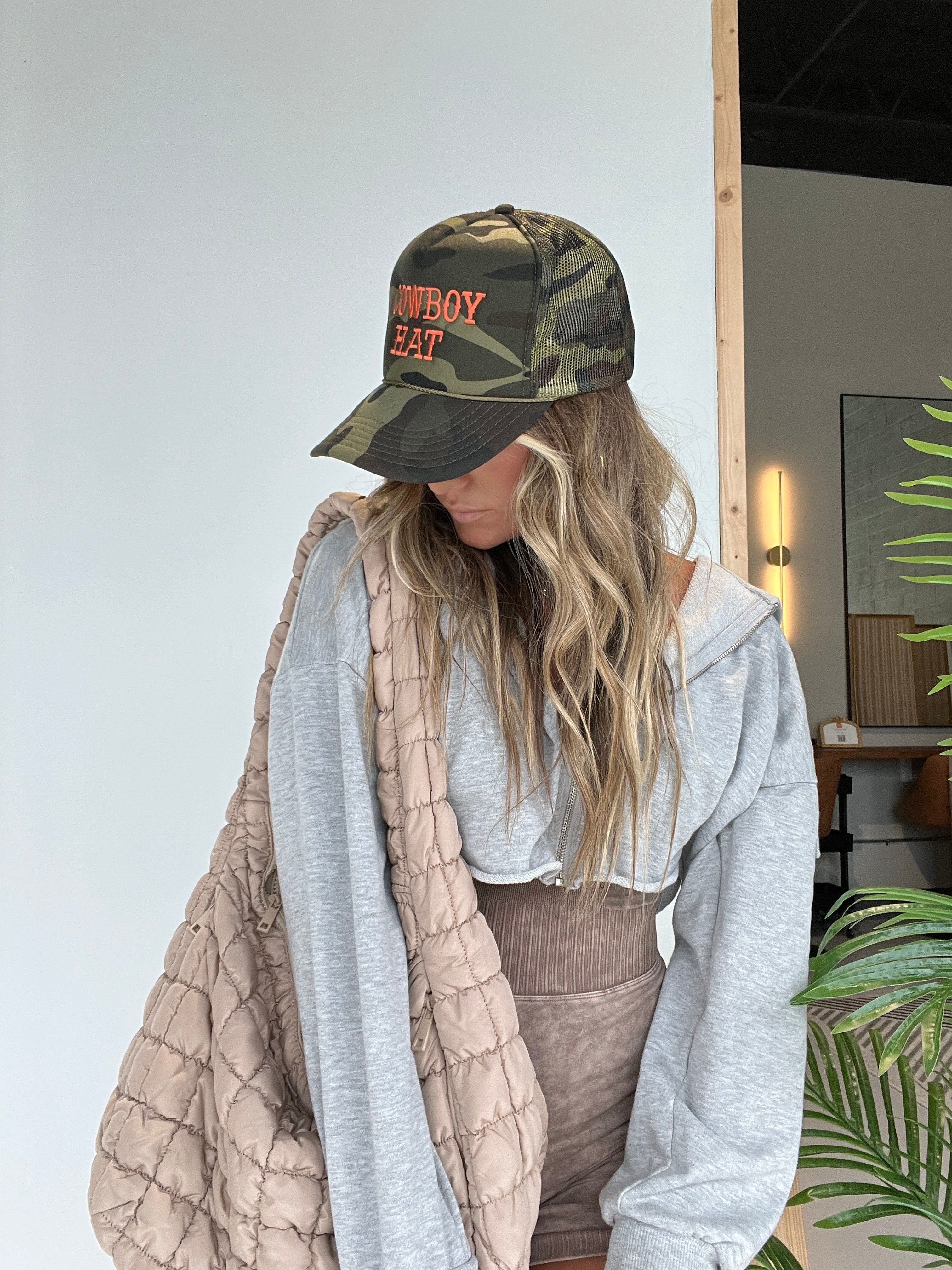 Cowboy Camo Trucker Hat