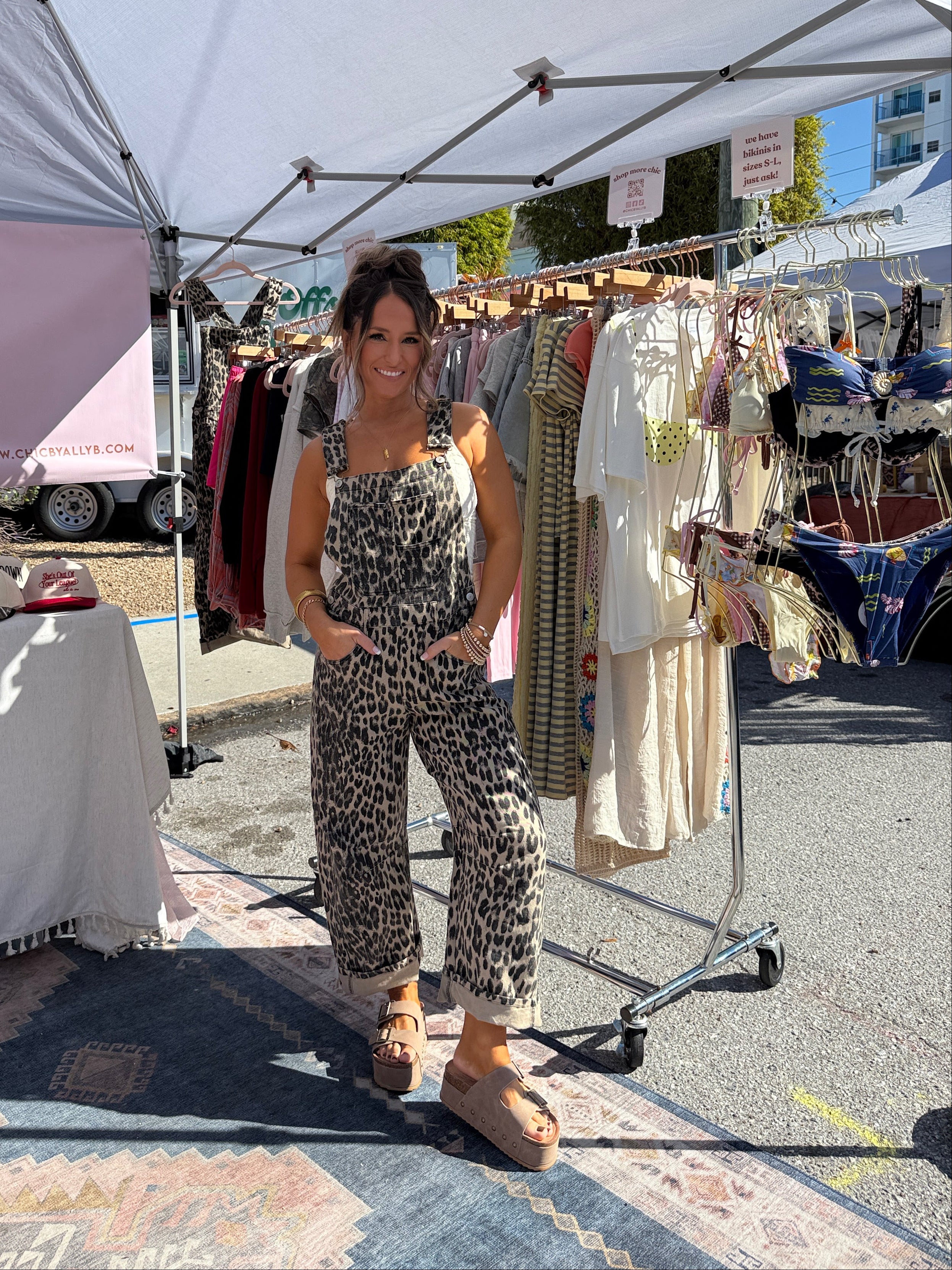 Gracie Barrel Overalls Cheetah