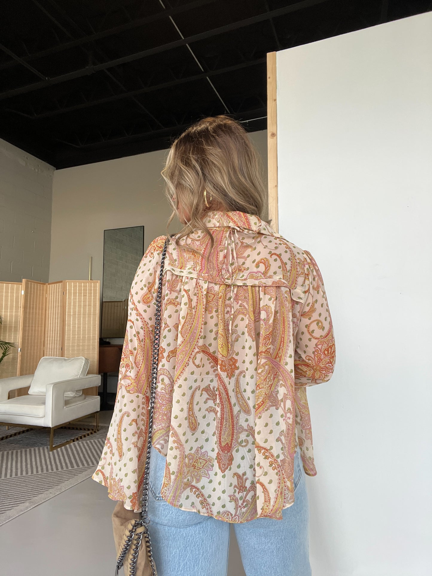 Blush Dreams Boho Blouse