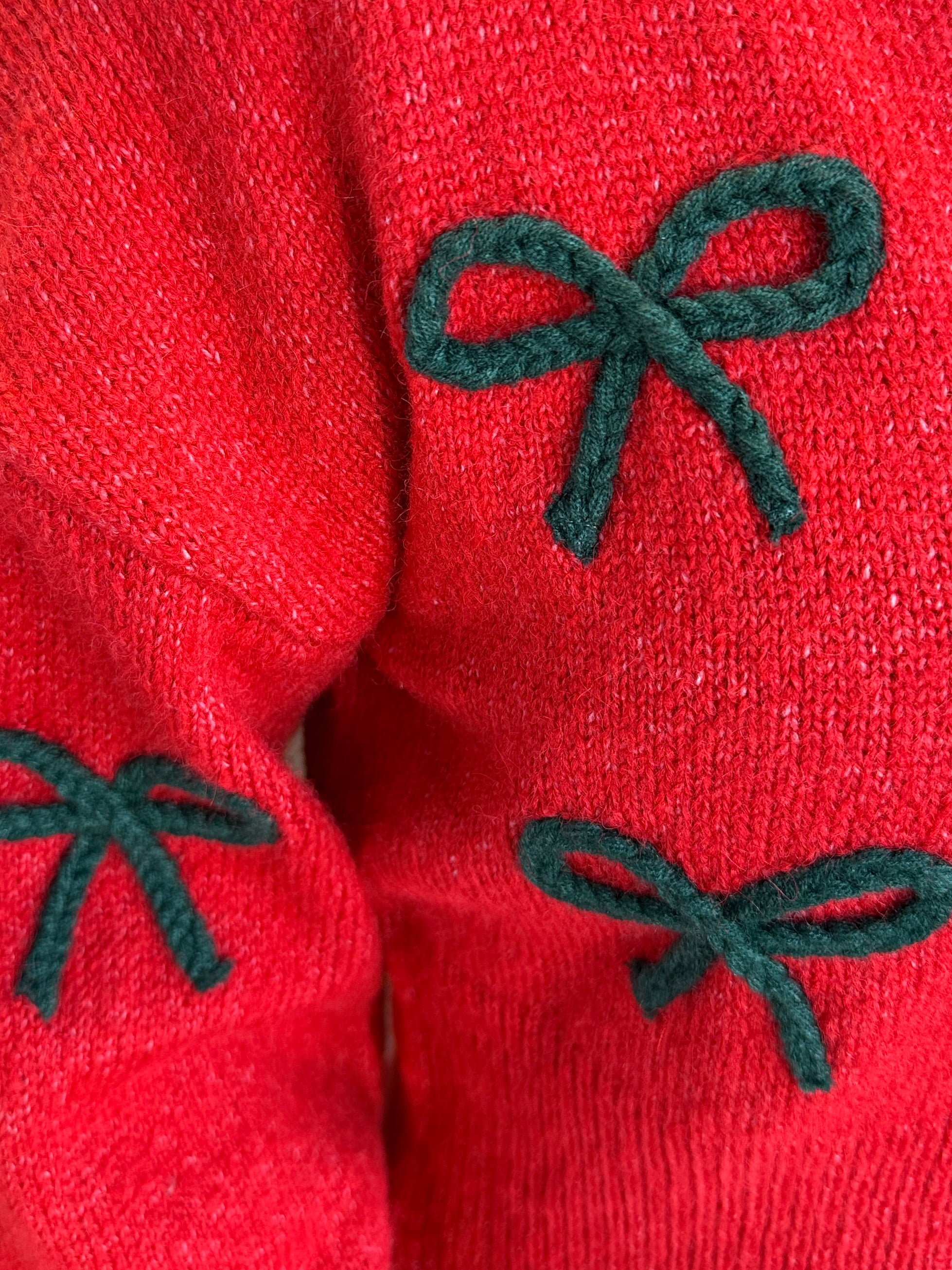 First Snow Fall Cardigan Red