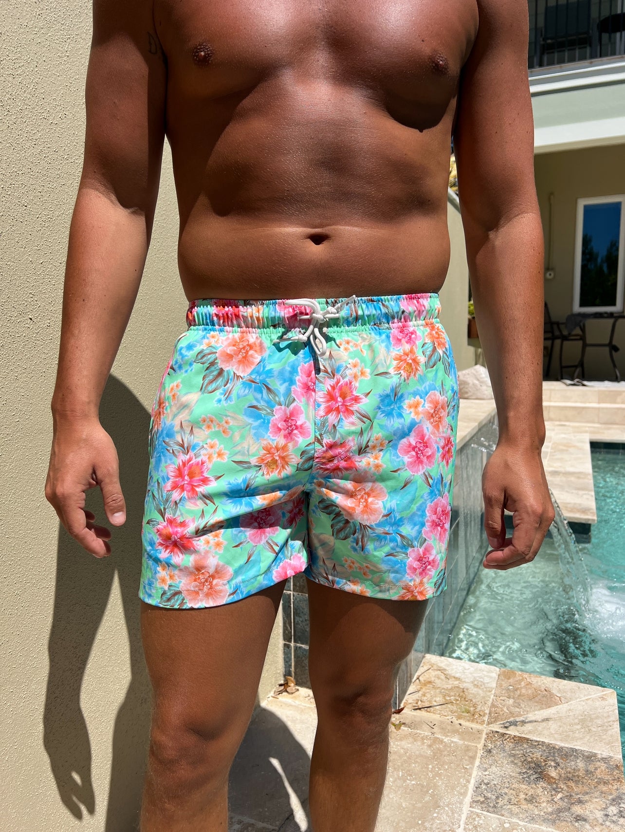 Harbor Island Swim Trunks Mint