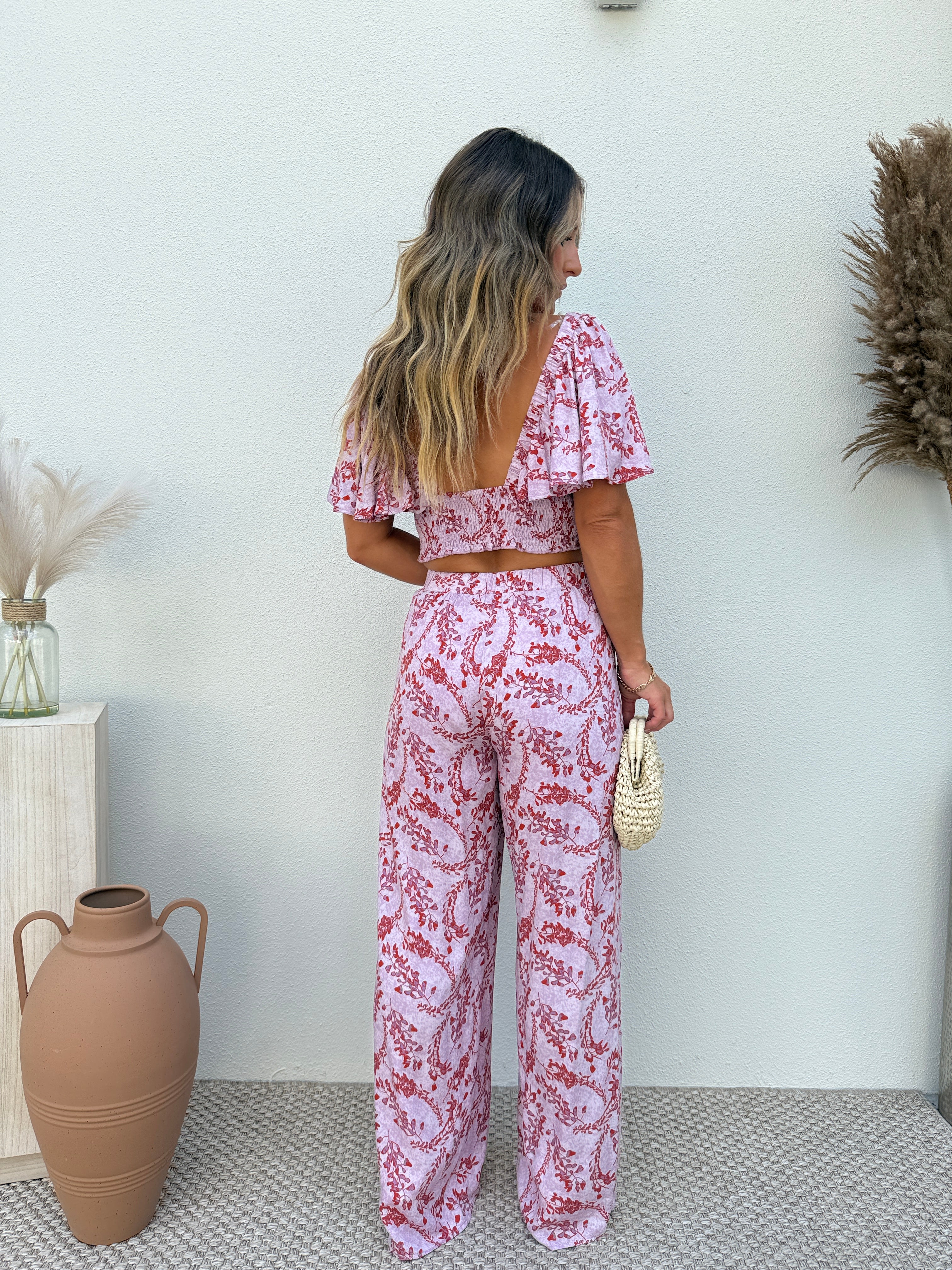 Soul Ties Pants Pink Multi