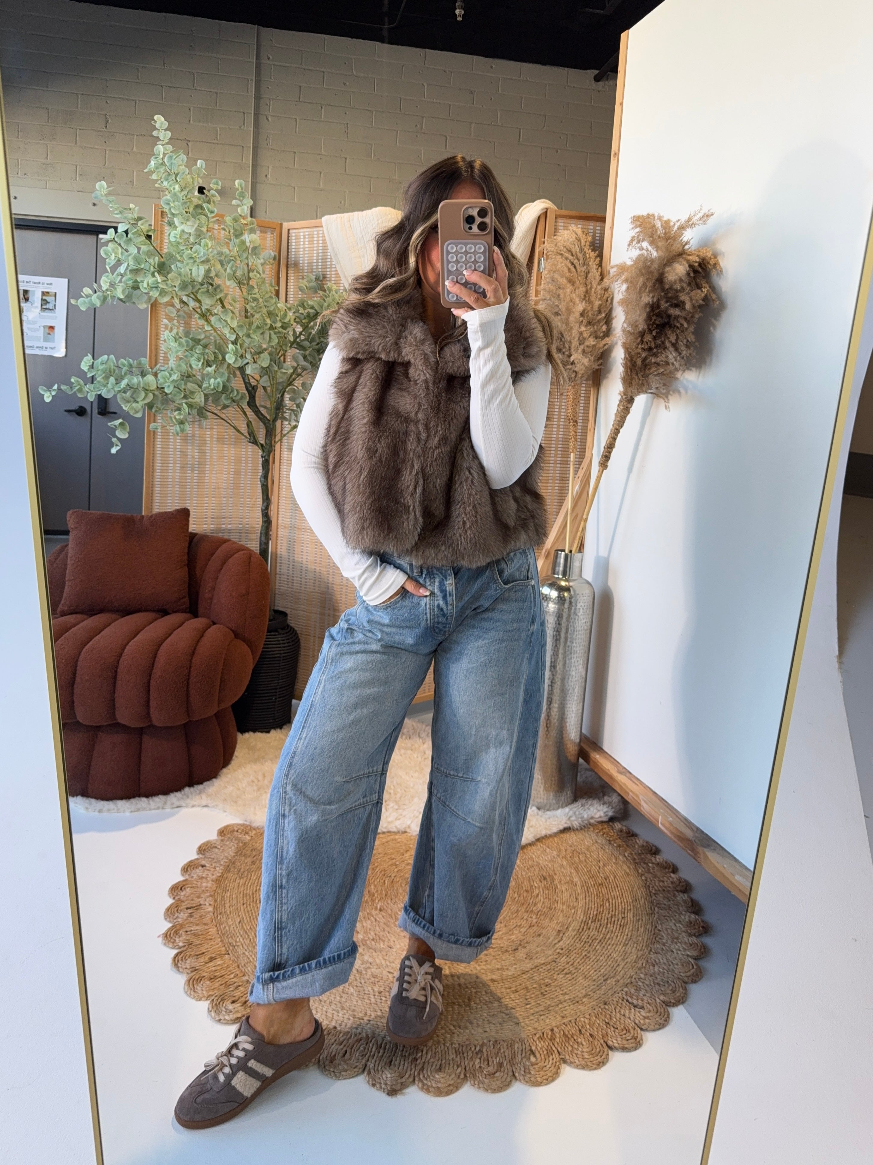 Sandra Sneaker Mules Mocha