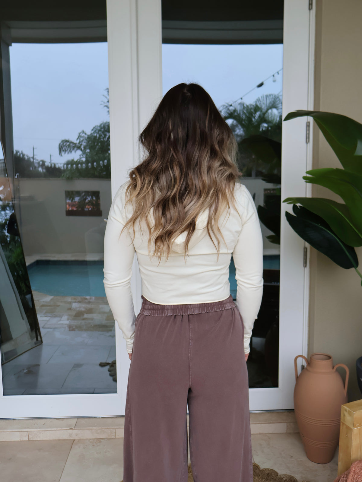 Coming Home Zip Up Jacket Cream