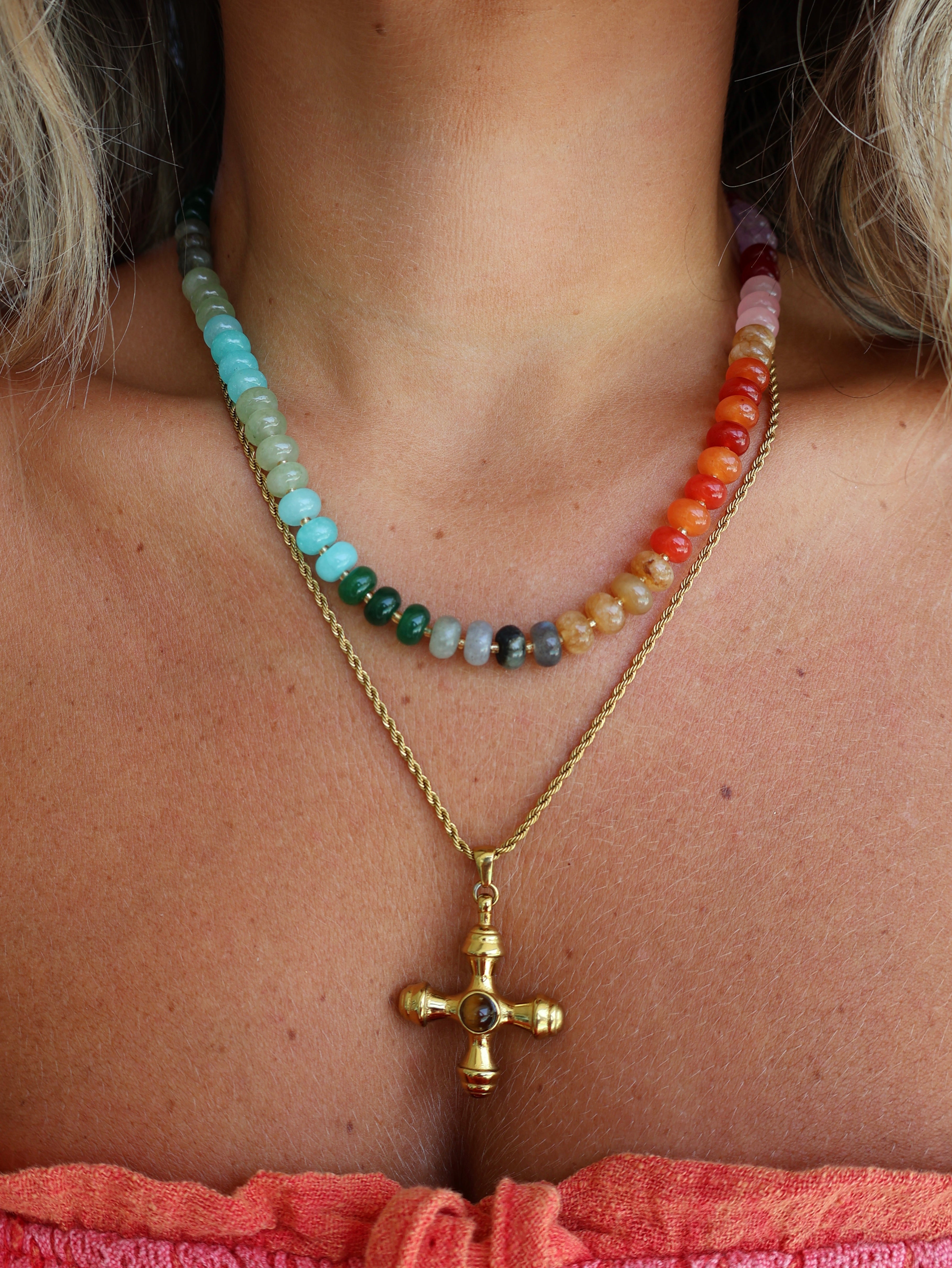 Coastal Candy Beaded Necklace