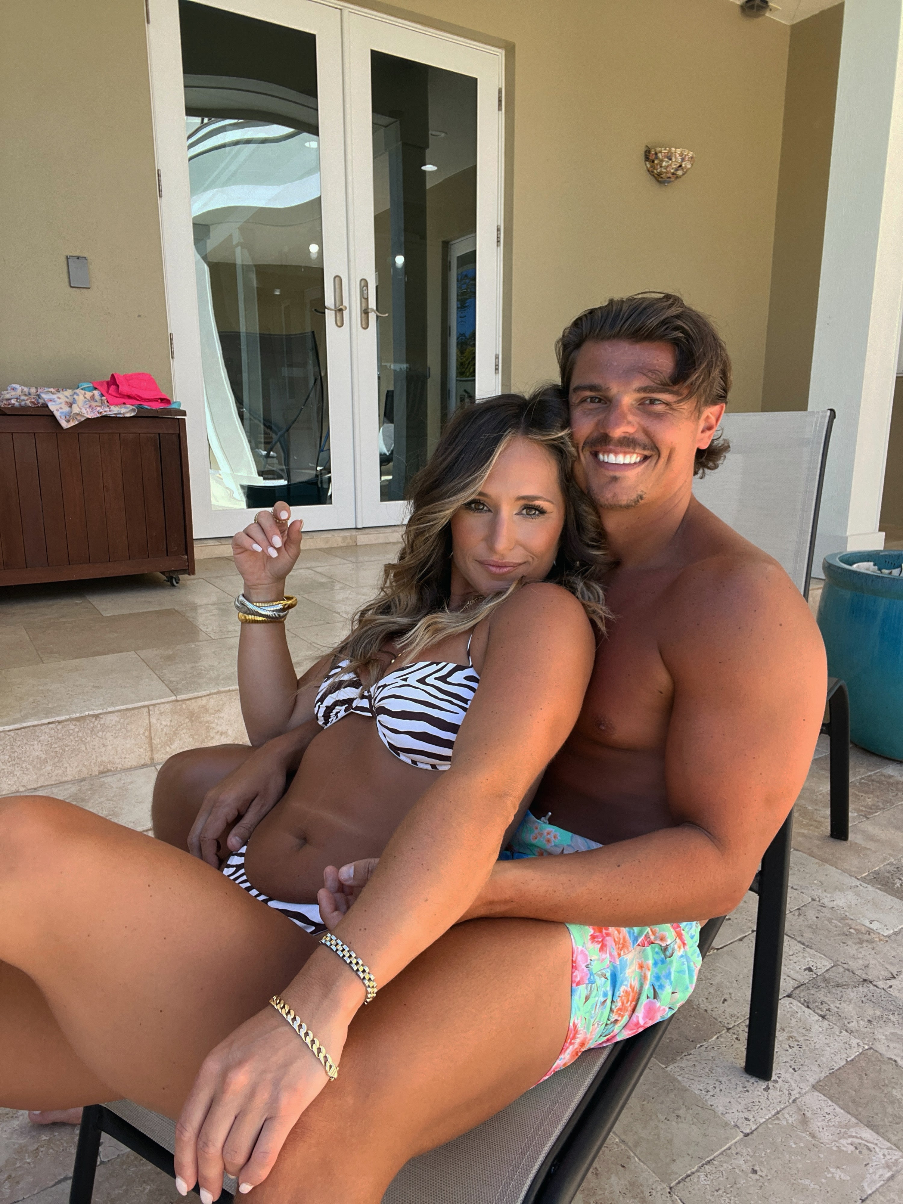 Safari Views Bikini Bra Top Zebra