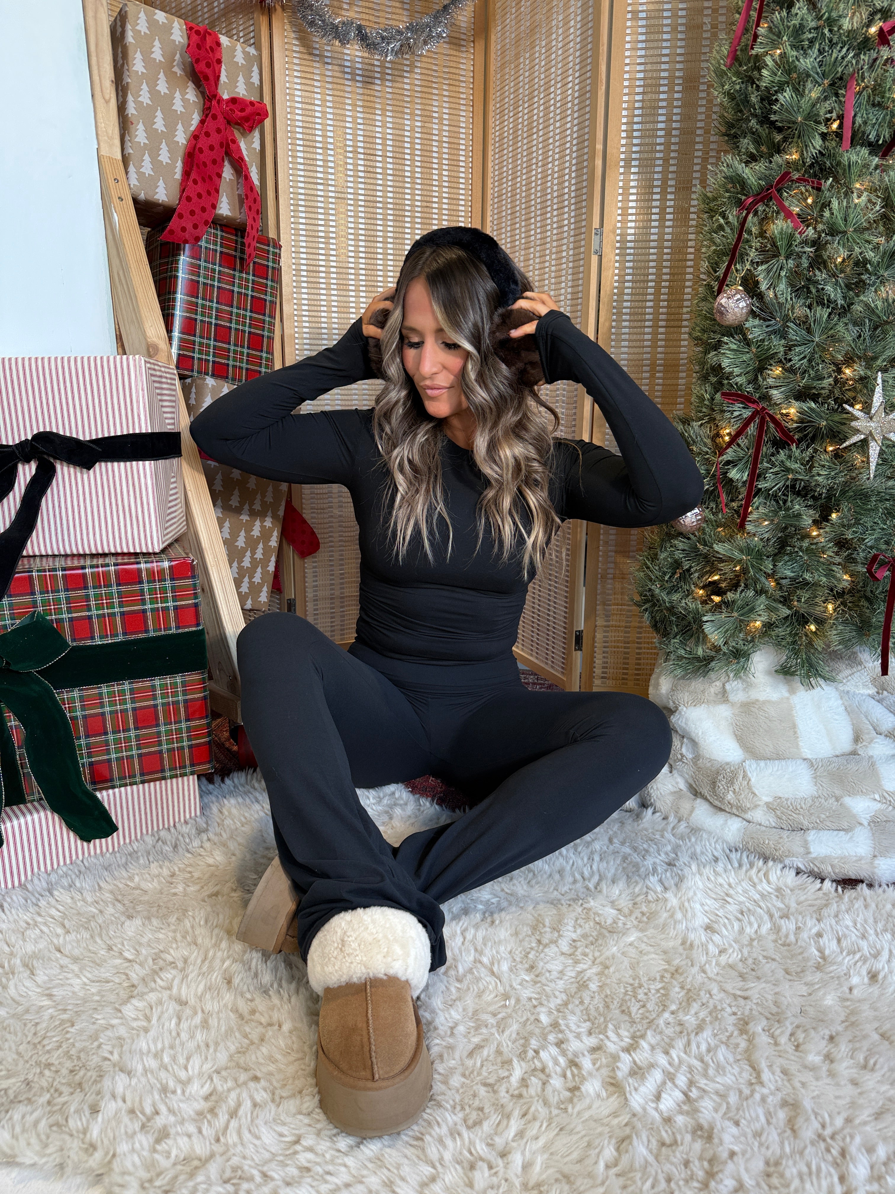 Let it Snow Faux Fur Earmuffs