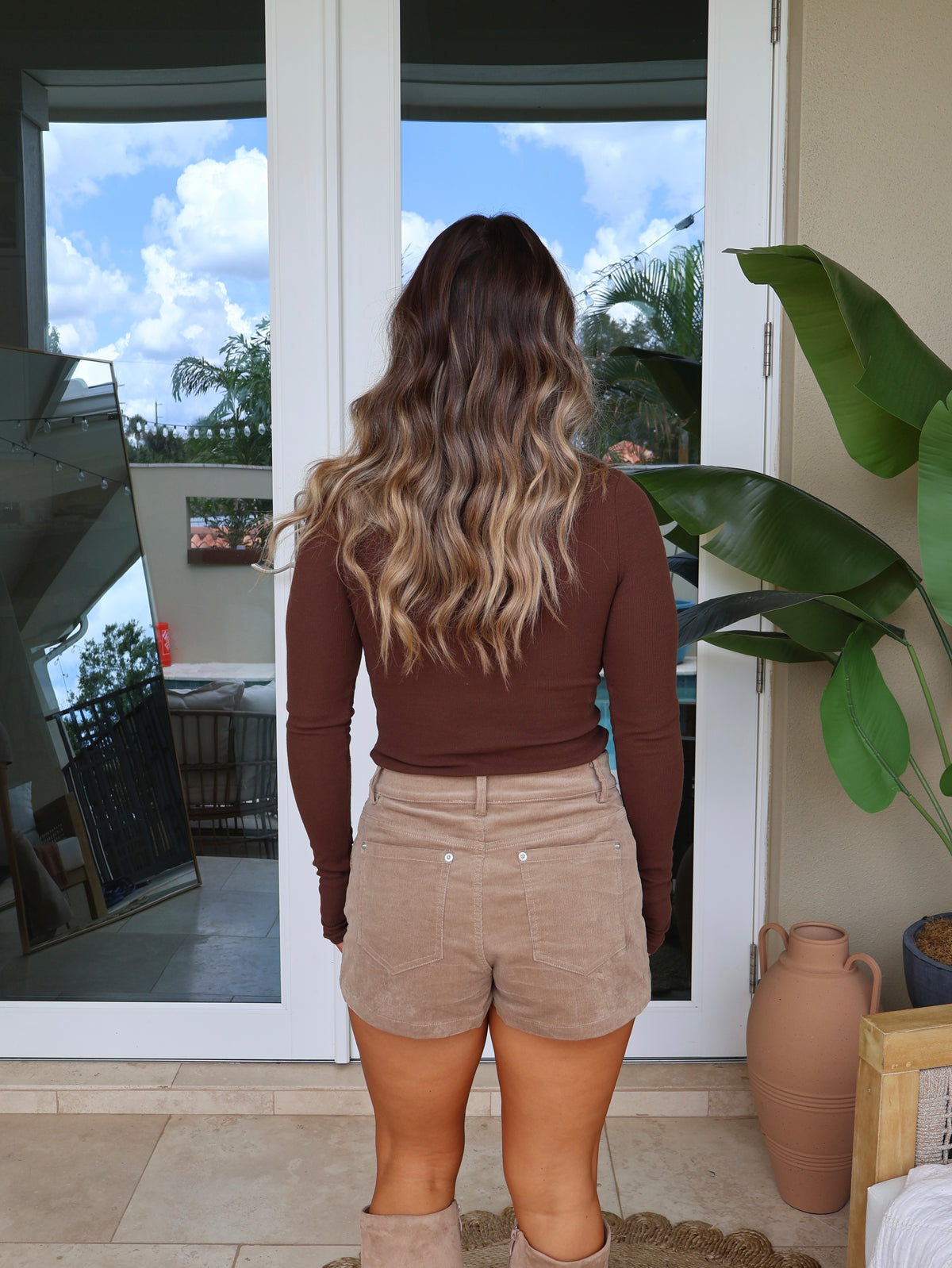 For the Season Long Sleeve Brown