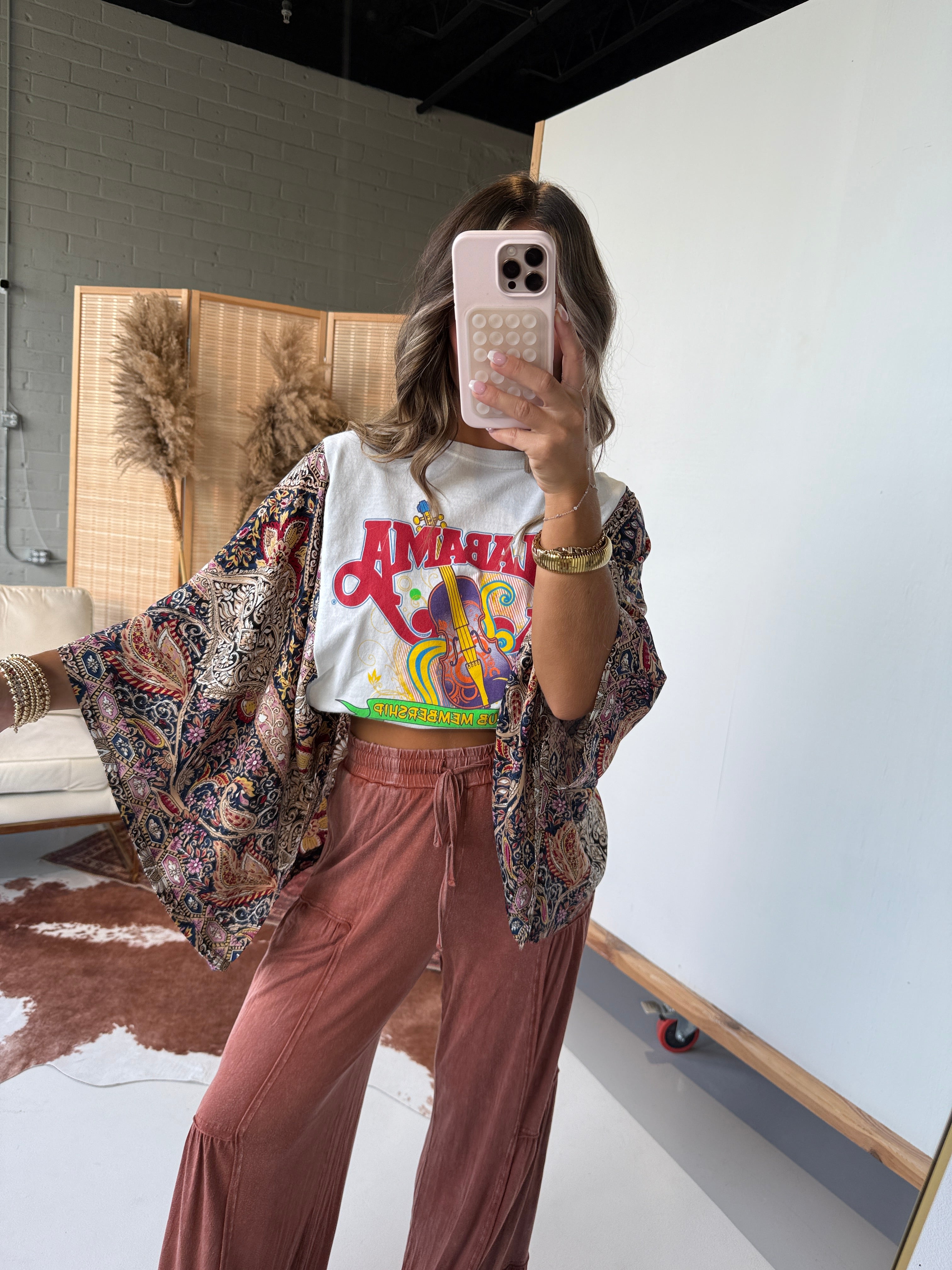 Alabama Mix & Match Tee White Floral