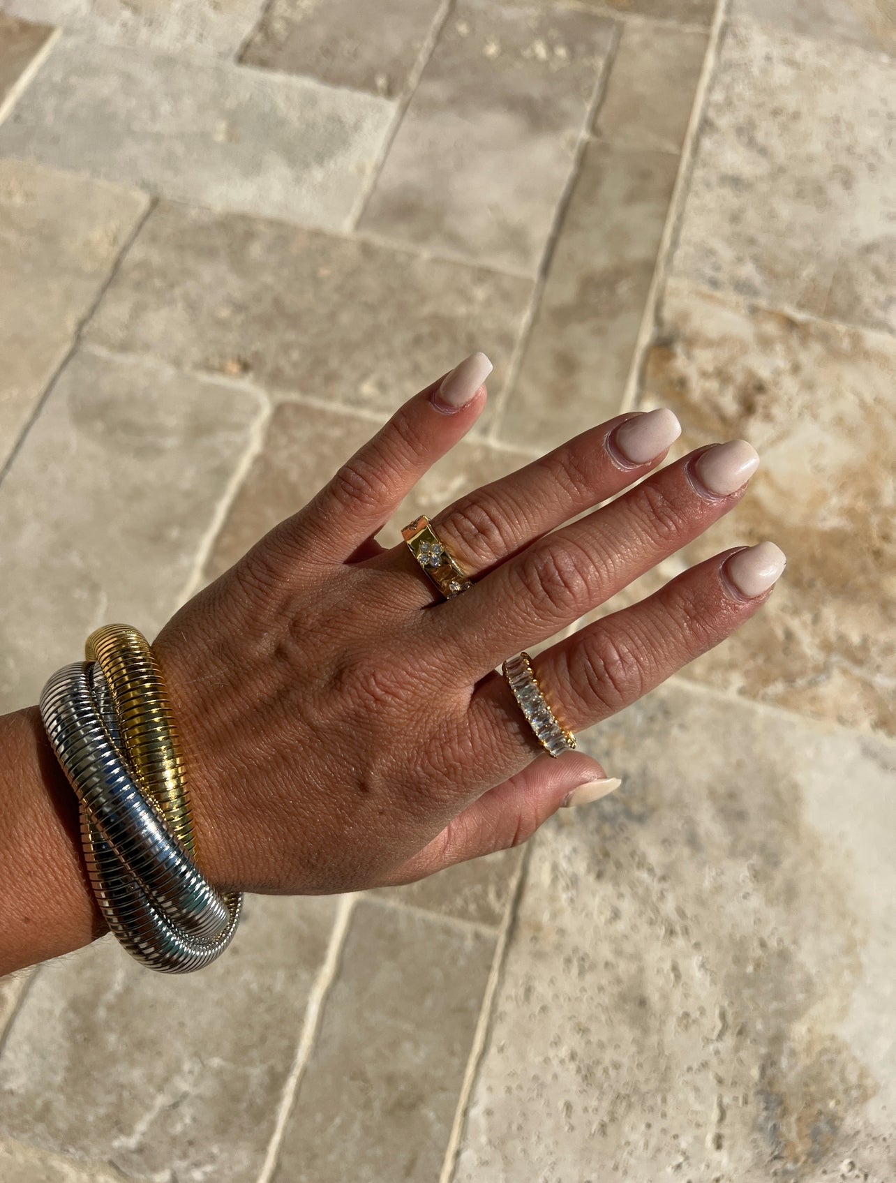 Fallon Clover 18K Gold Ring