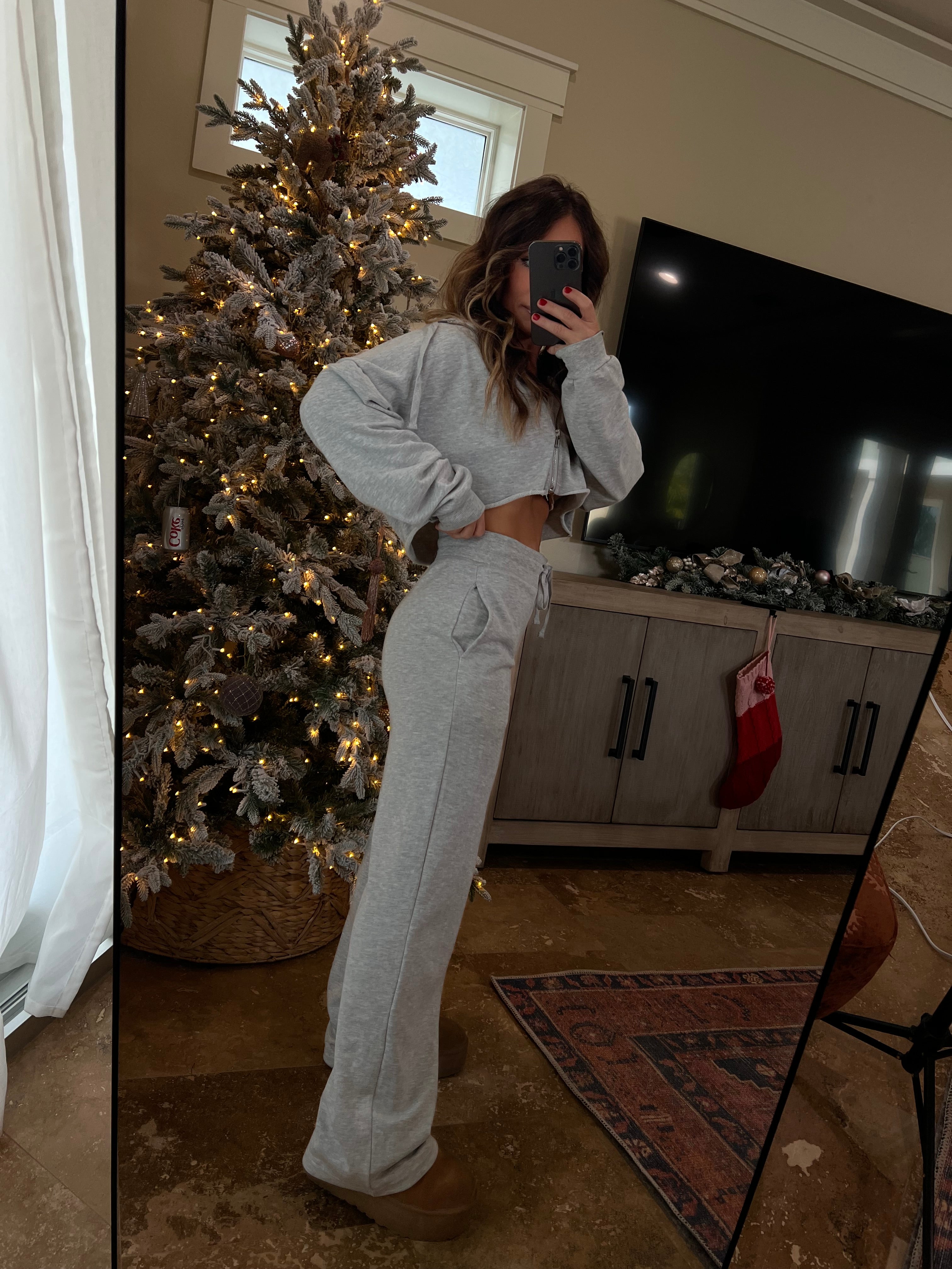 Sunday Funday Sweatpants Heather Grey