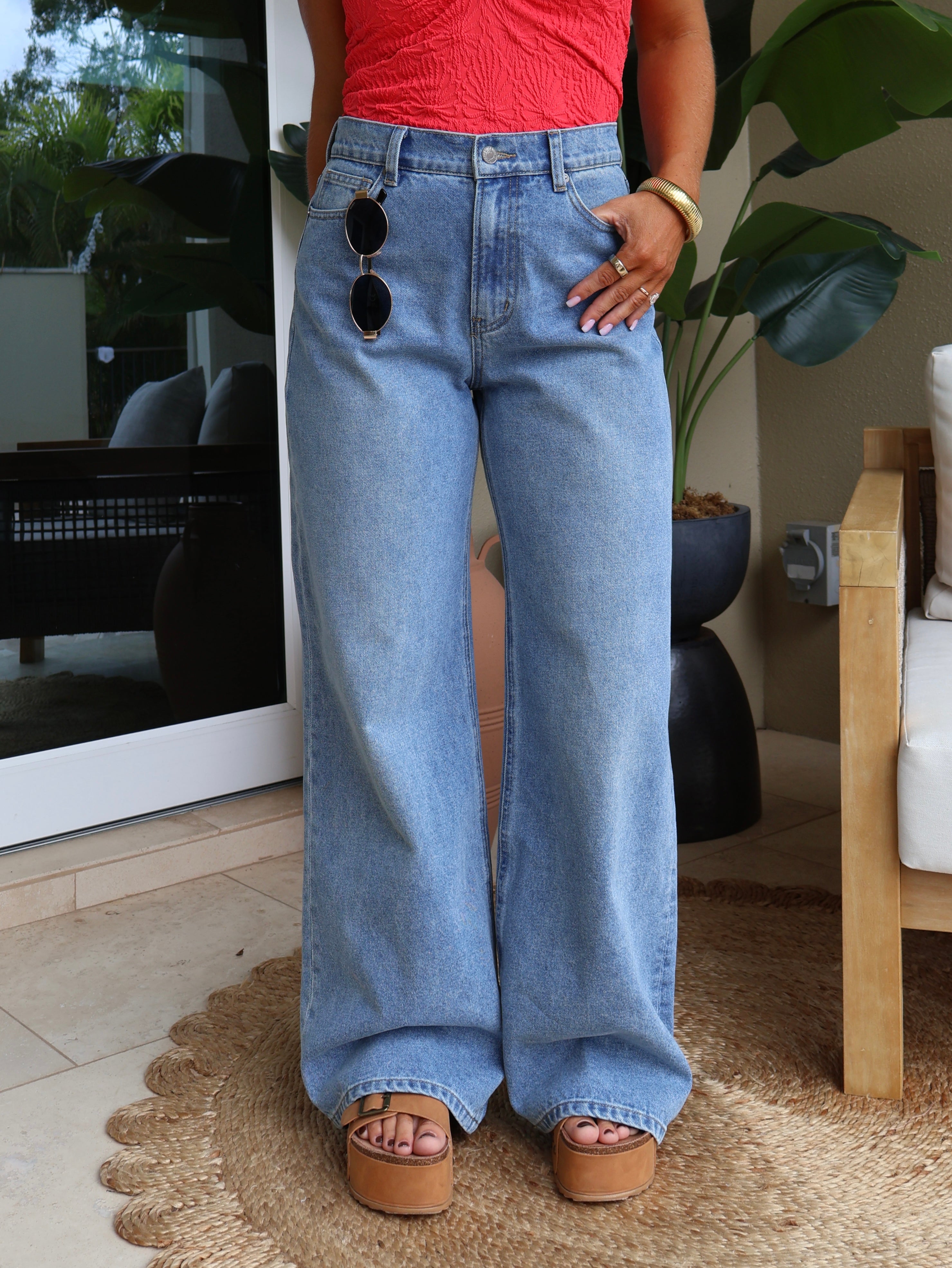Savannah Blue High-Rise Denim Jeans
