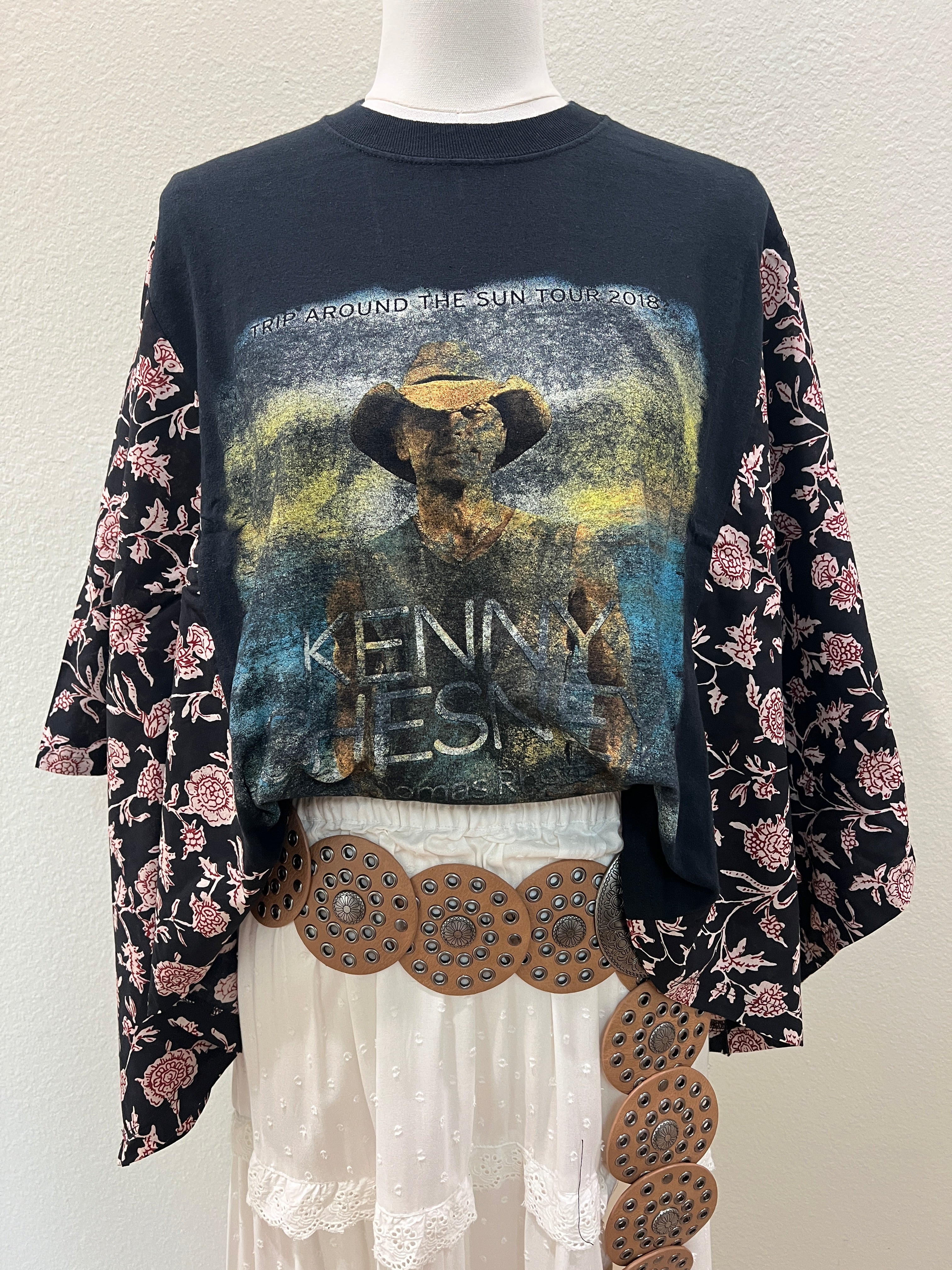 Kenny Chesney Mix & Match Tee Black Floral