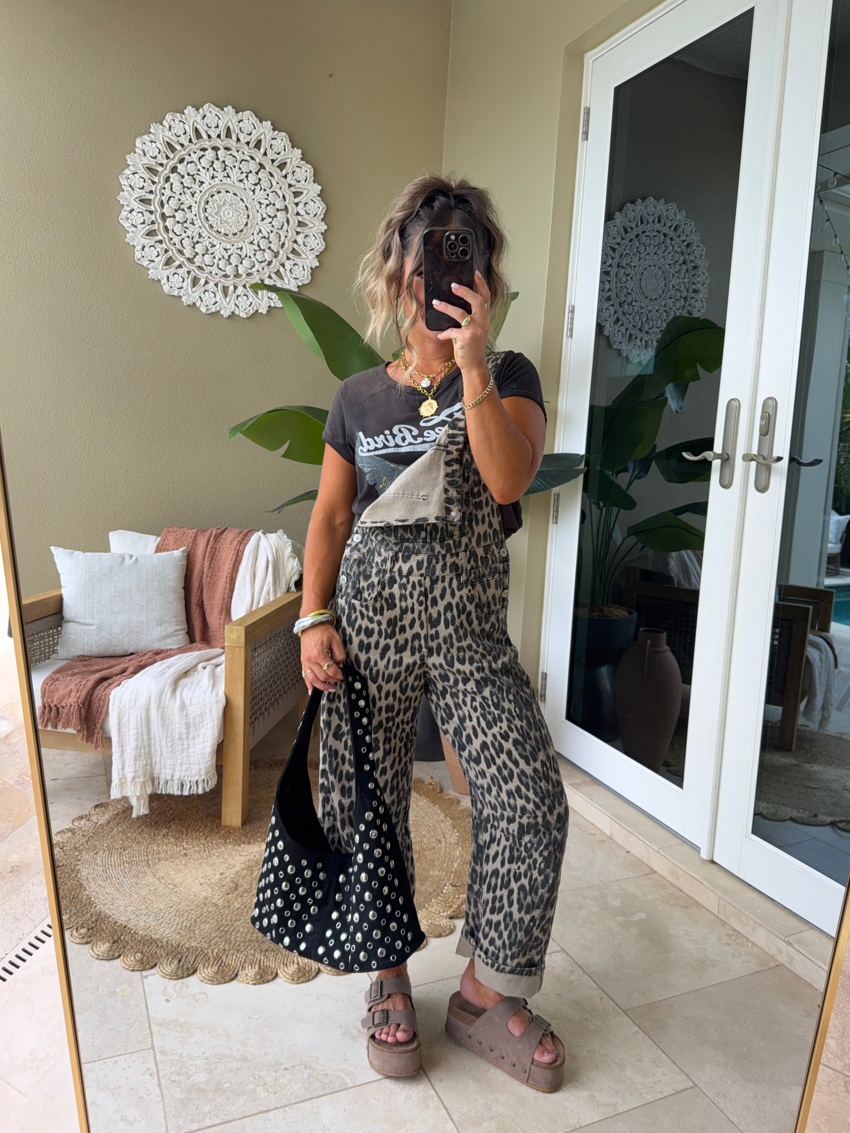Gracie Barrel Overalls Cheetah