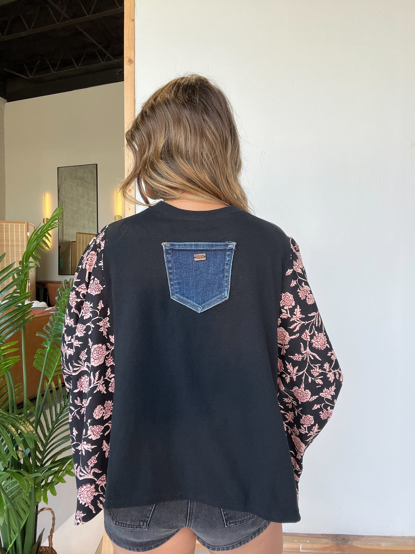 Van Halen Mix & Match Tee Black Floral