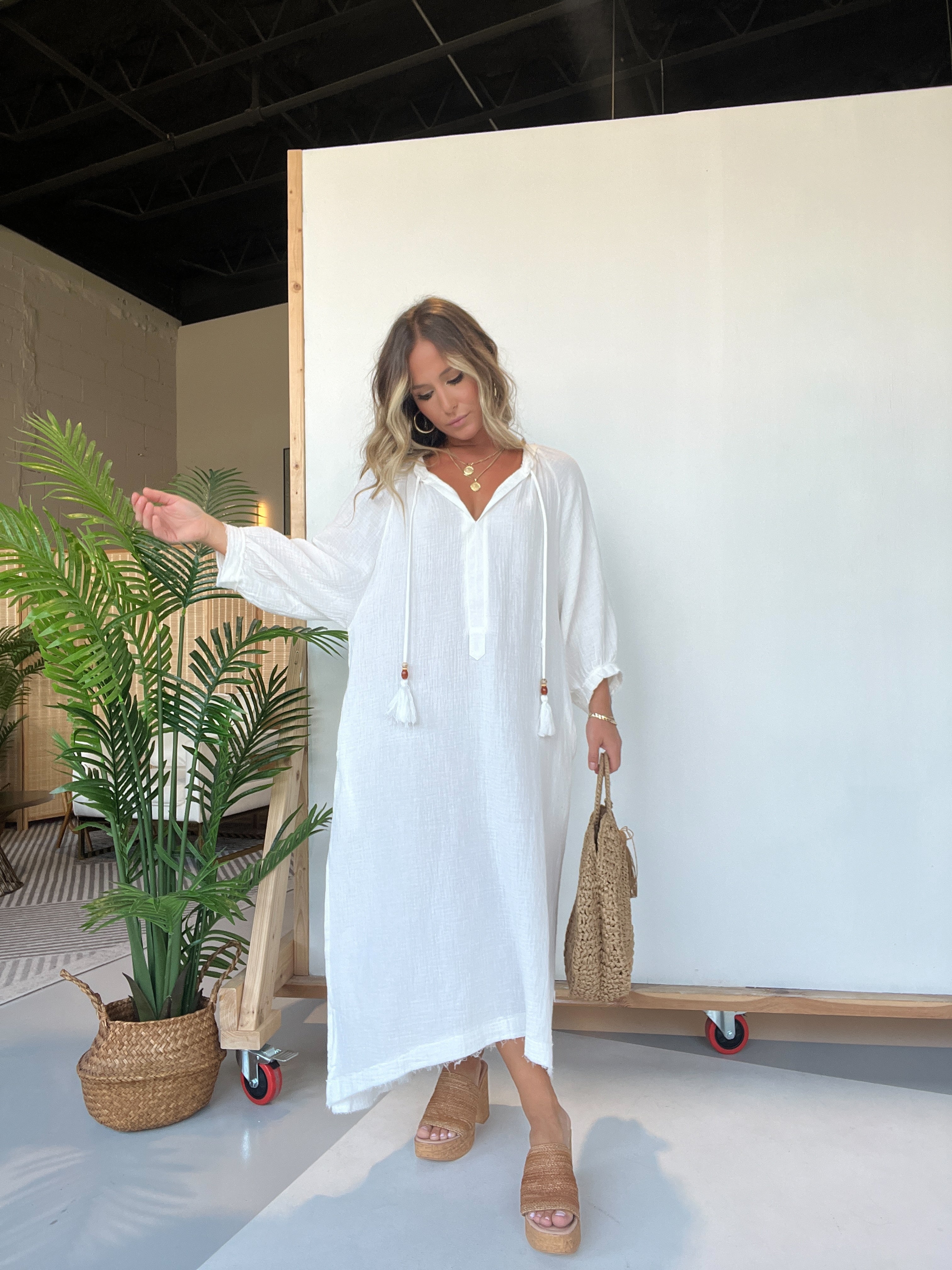 Turks Mumu Off White