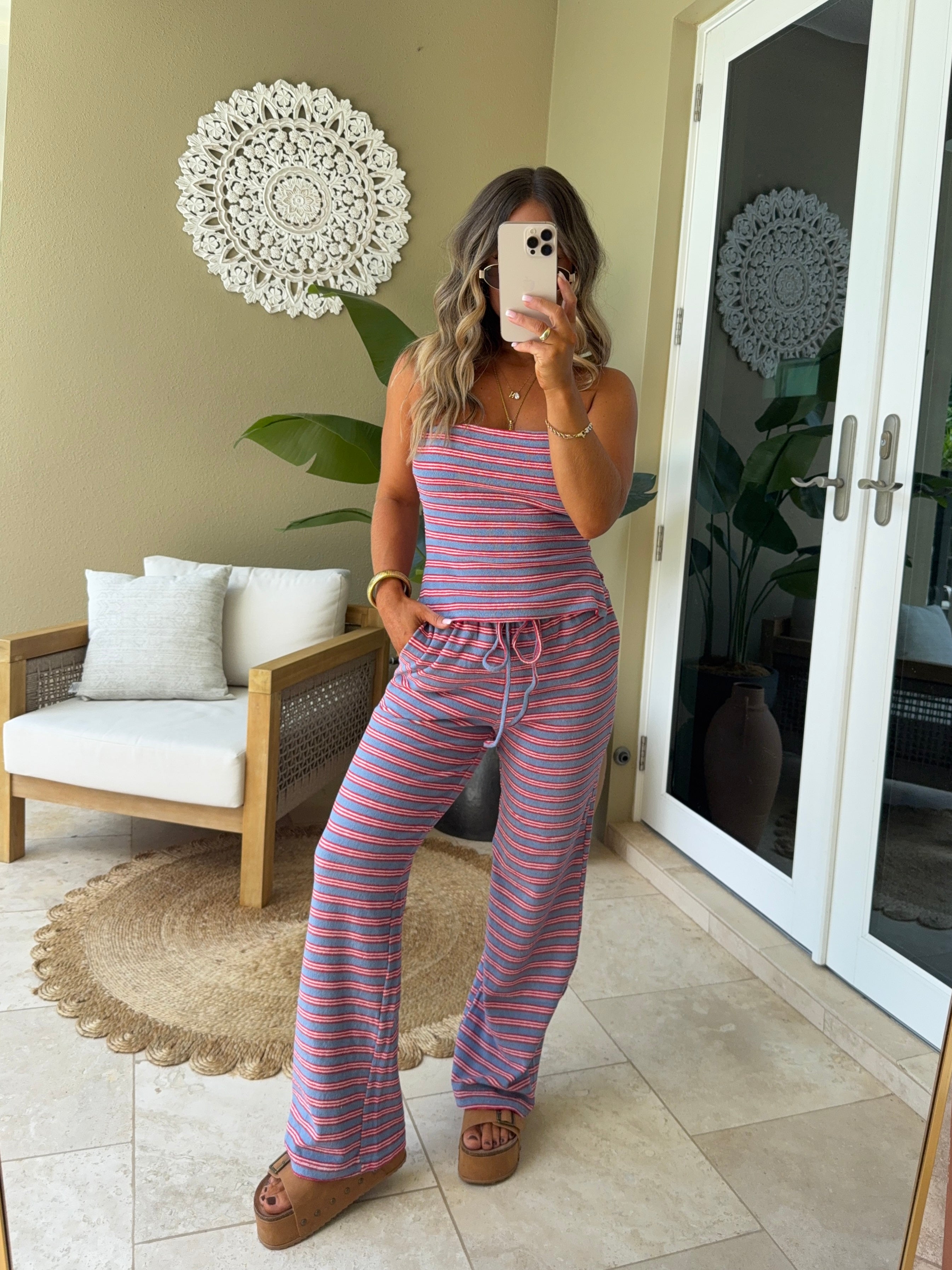 Americana Avenue Striped Set Blue Multi