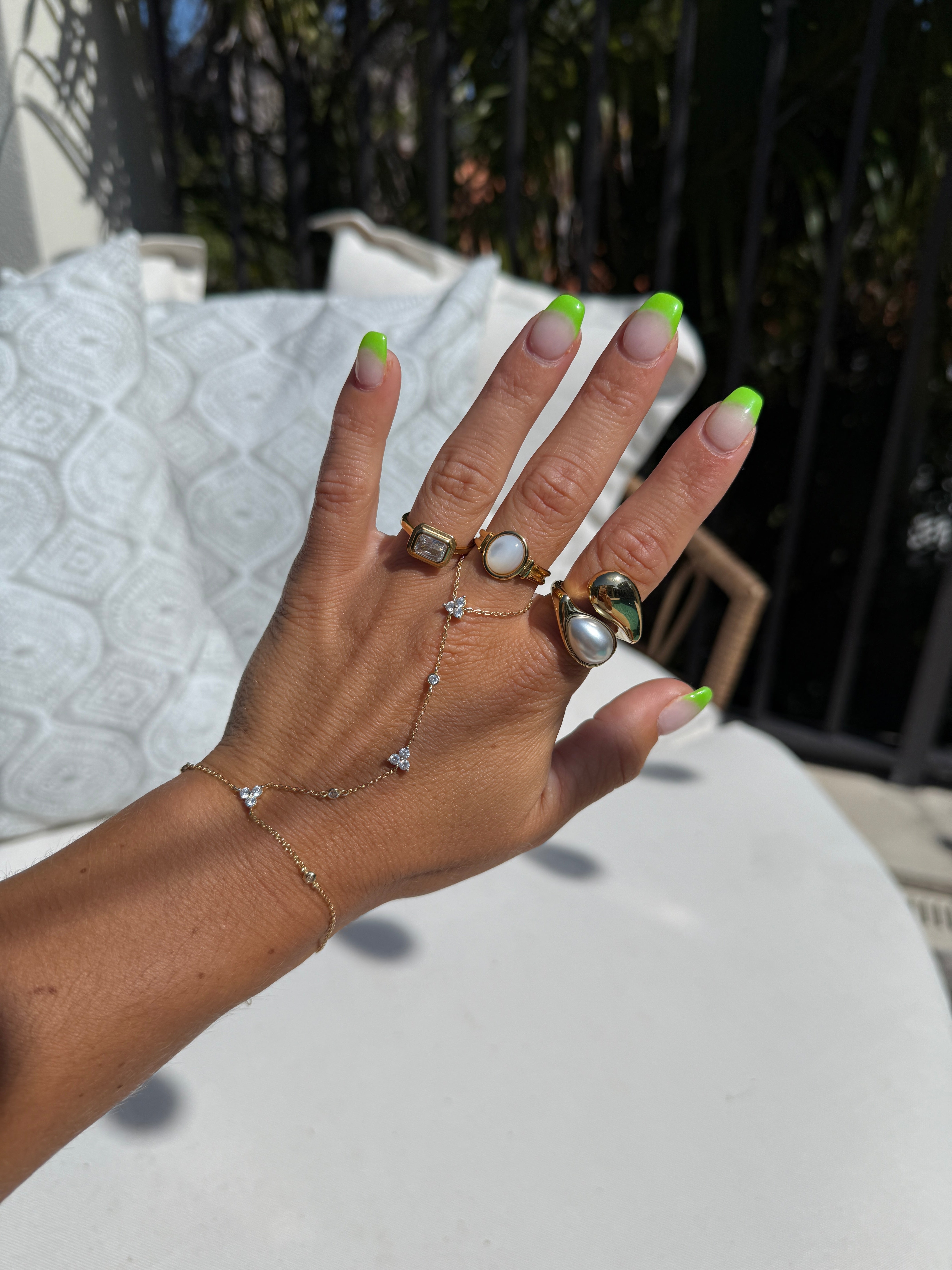 Sloan Wavy 18K Gold Ring