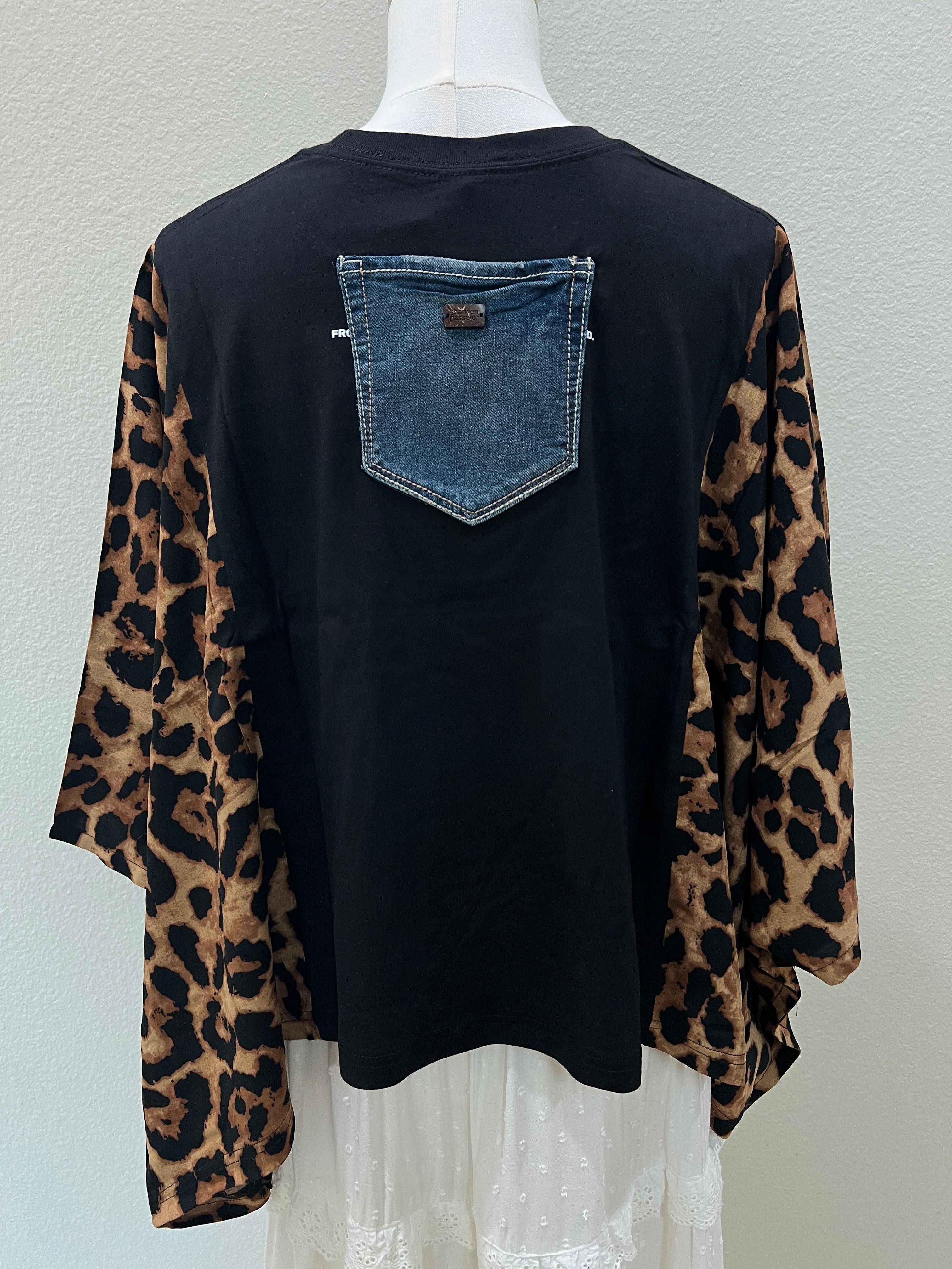 Florida Georgia Line Mix & Match Tee Black Cheetah