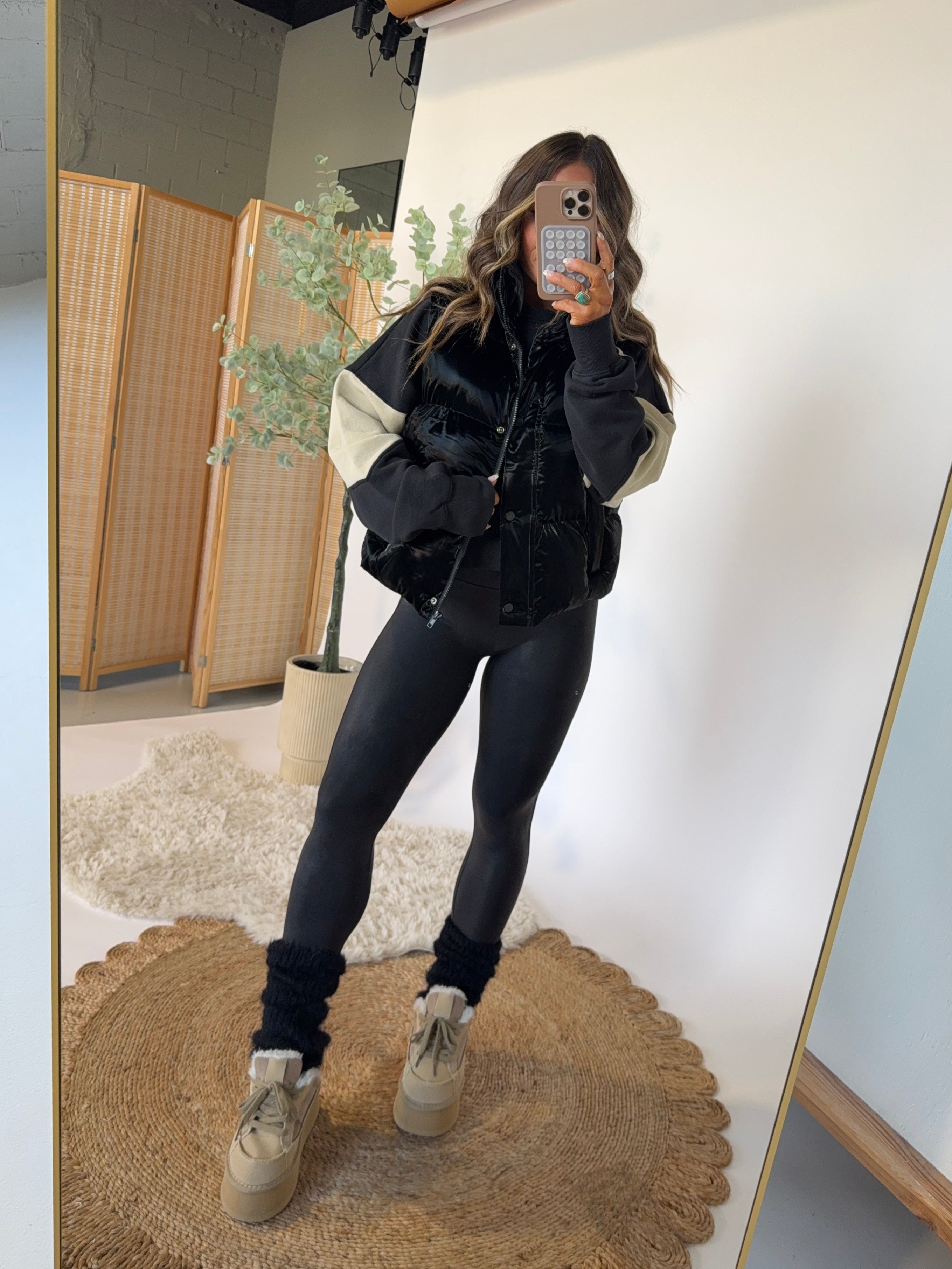 Cleo Puffer Vest Black