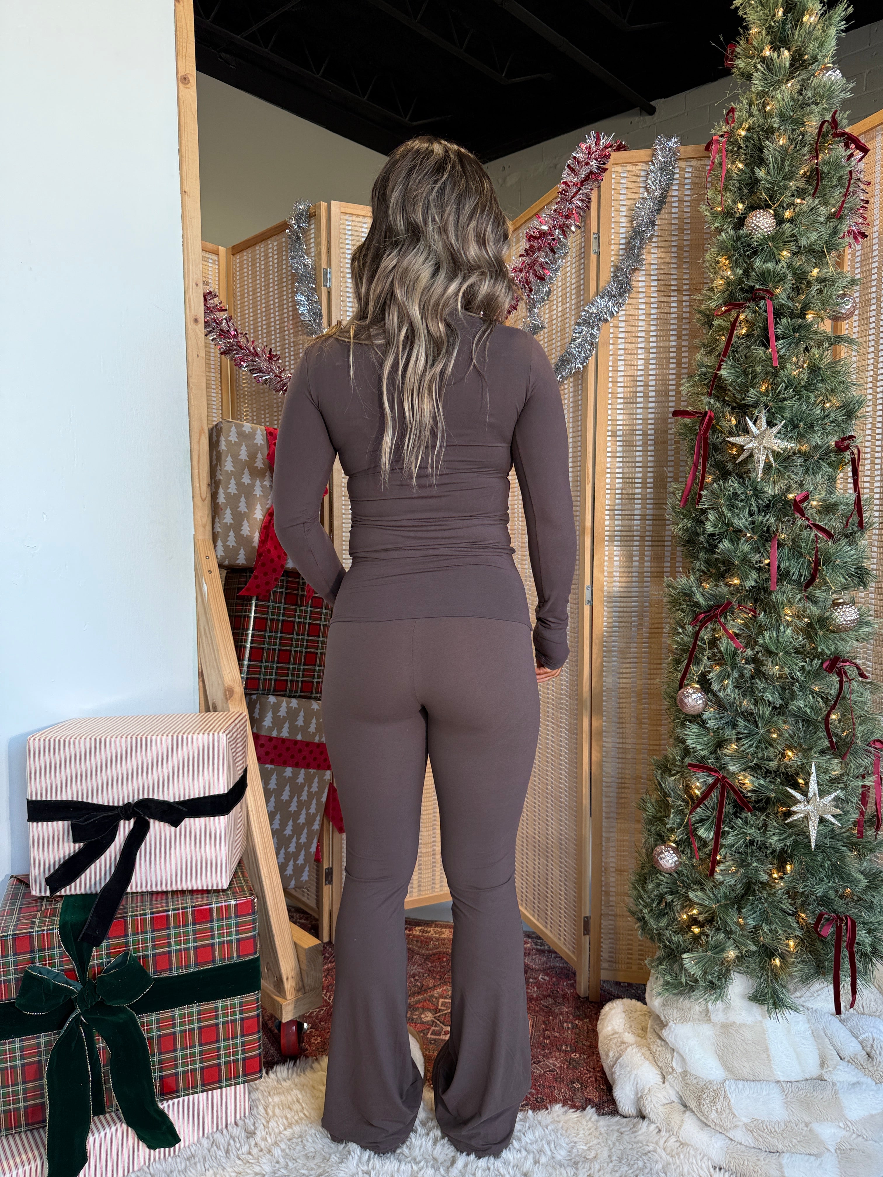 Early 2000’s Foldover Flares Chocolate