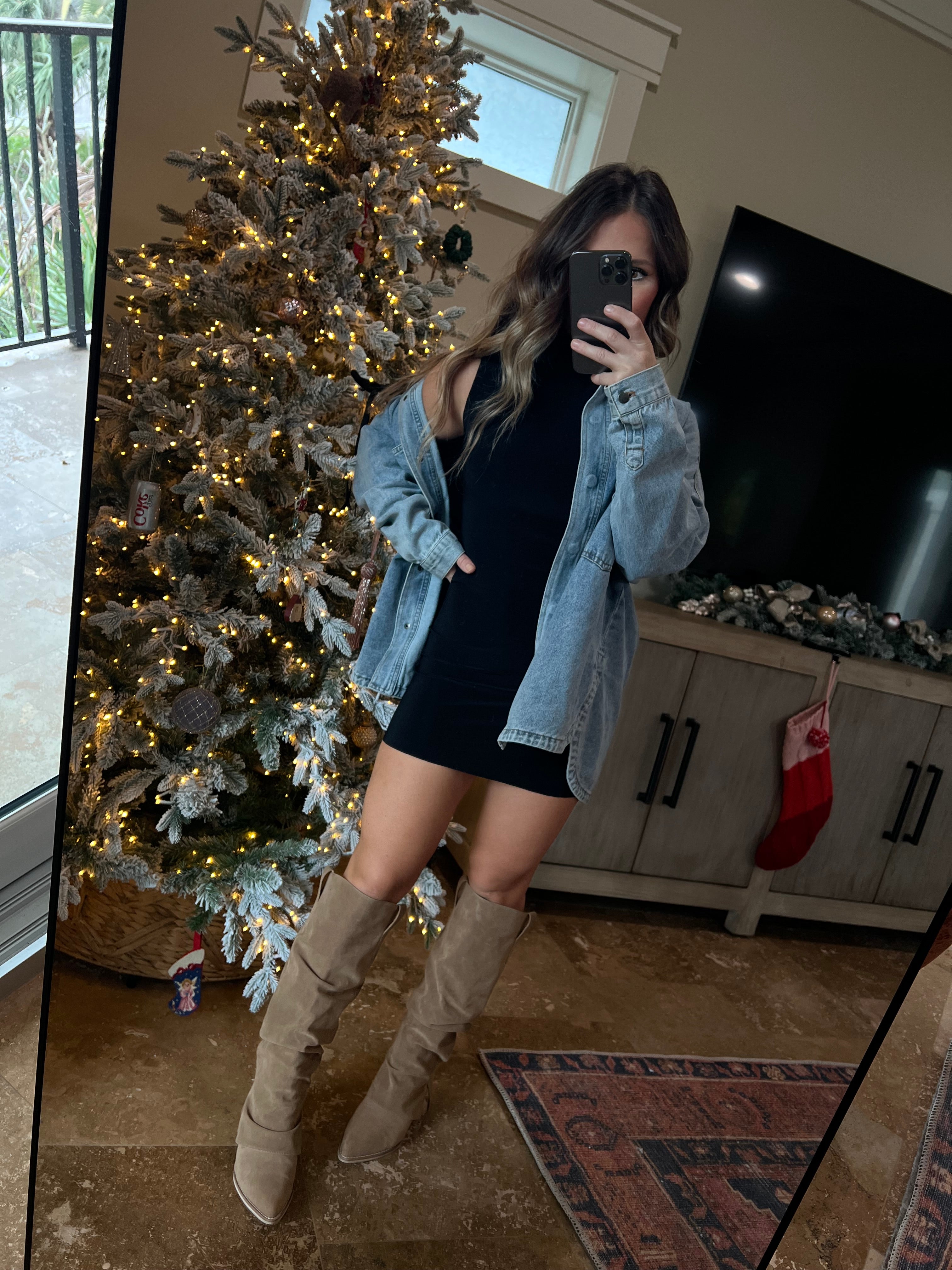 Cocktails with You Slinky Mini Dress Black