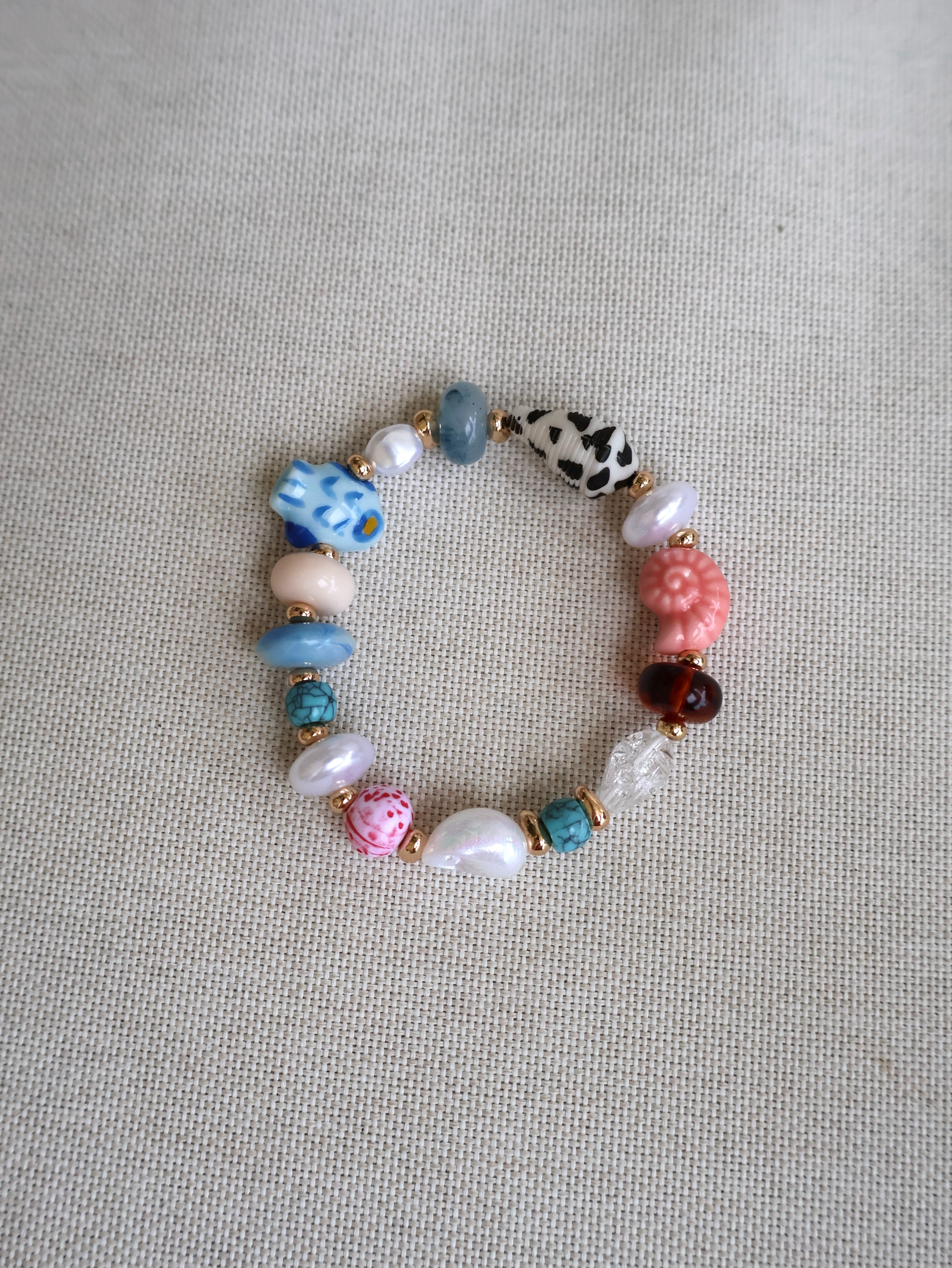 Shoreside Chunky Beaded Bracelet