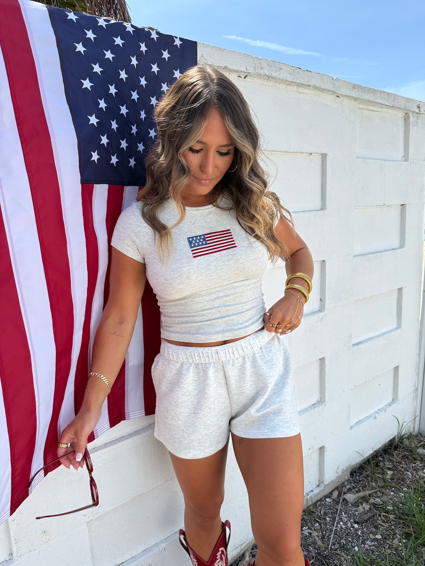 Firework Lounger Shorts Heather Grey
