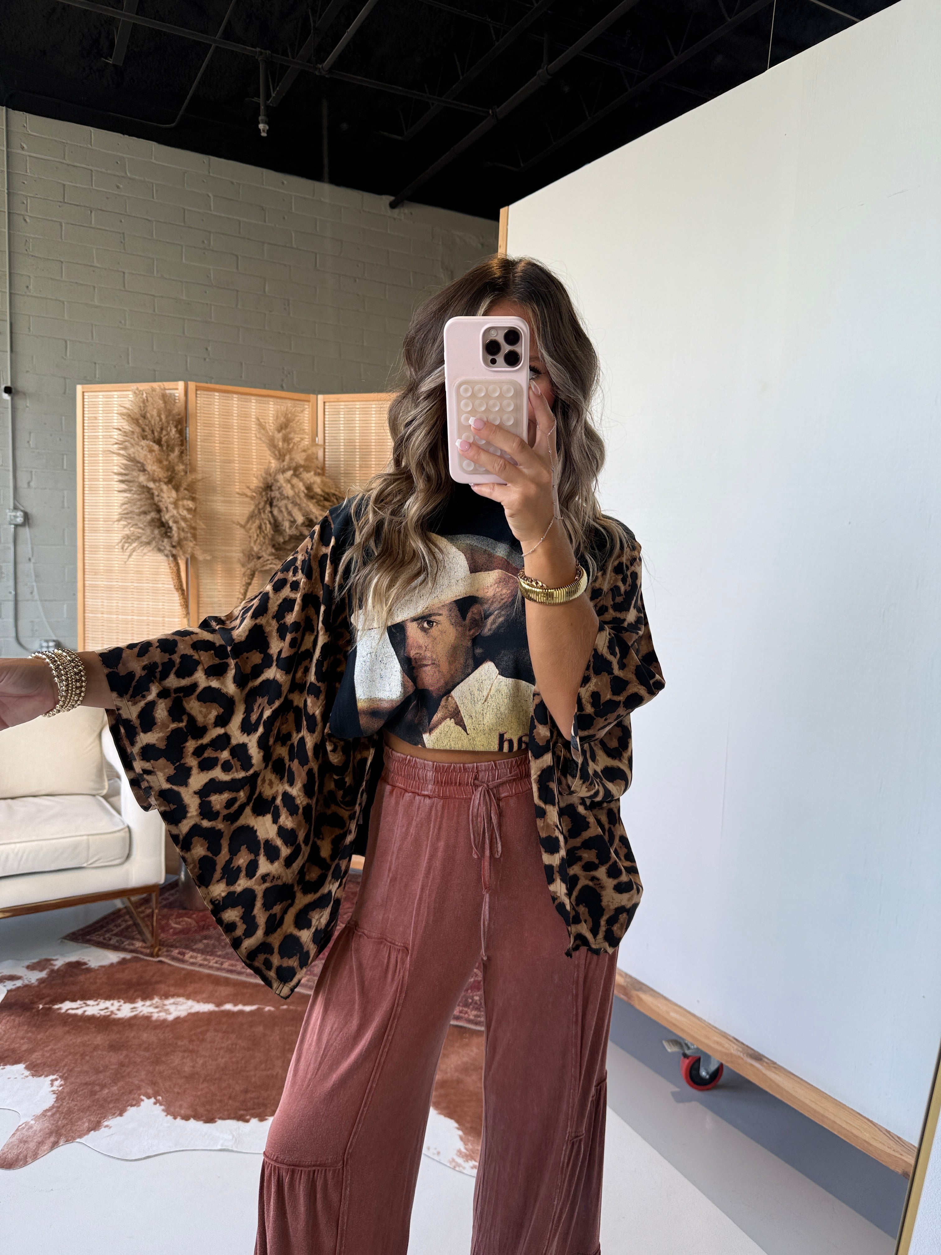 Brad Paisley Mix & Match Tee Black Cheetah