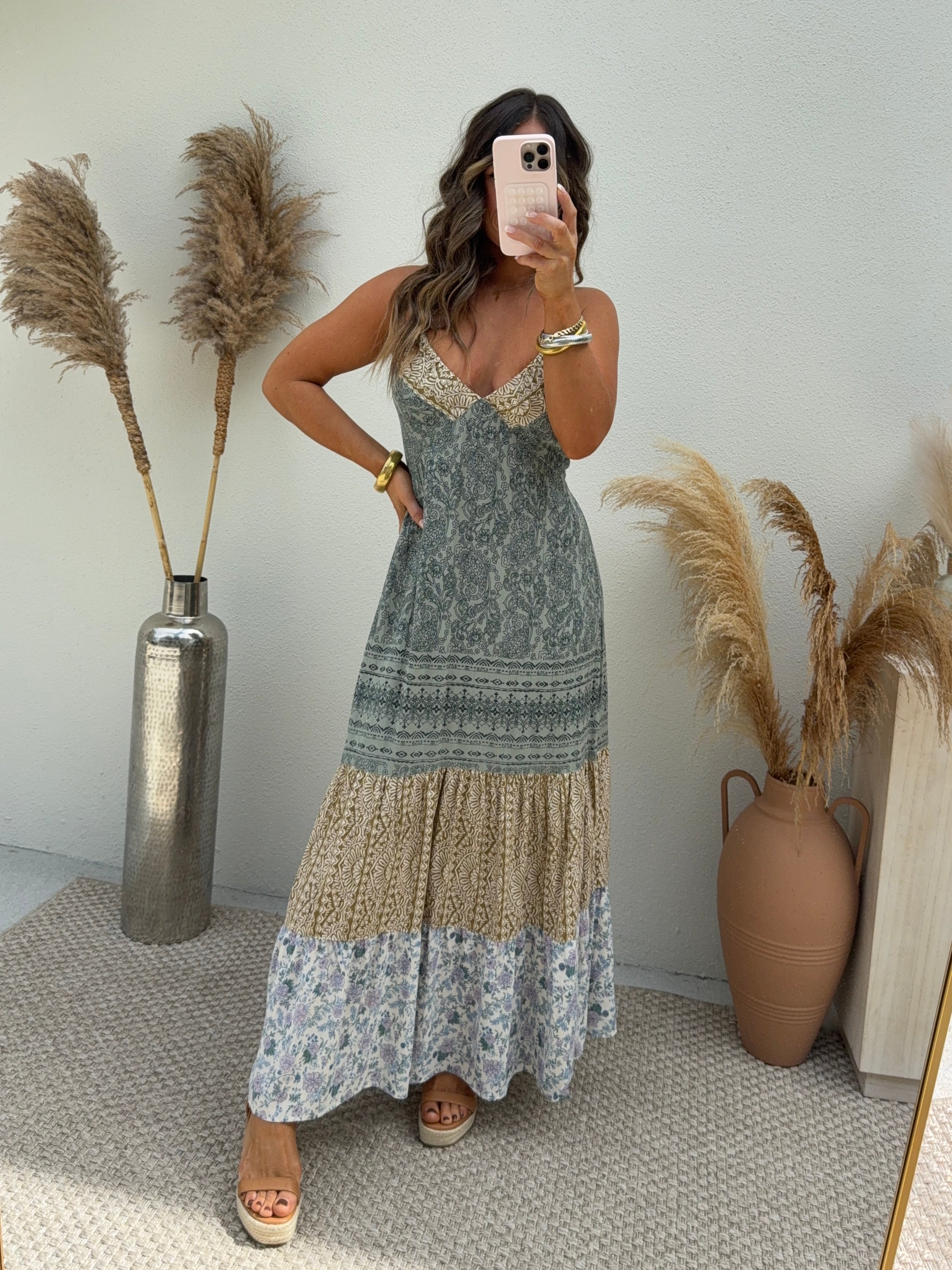 Dawn Before Daylight Maxi Dress Jade