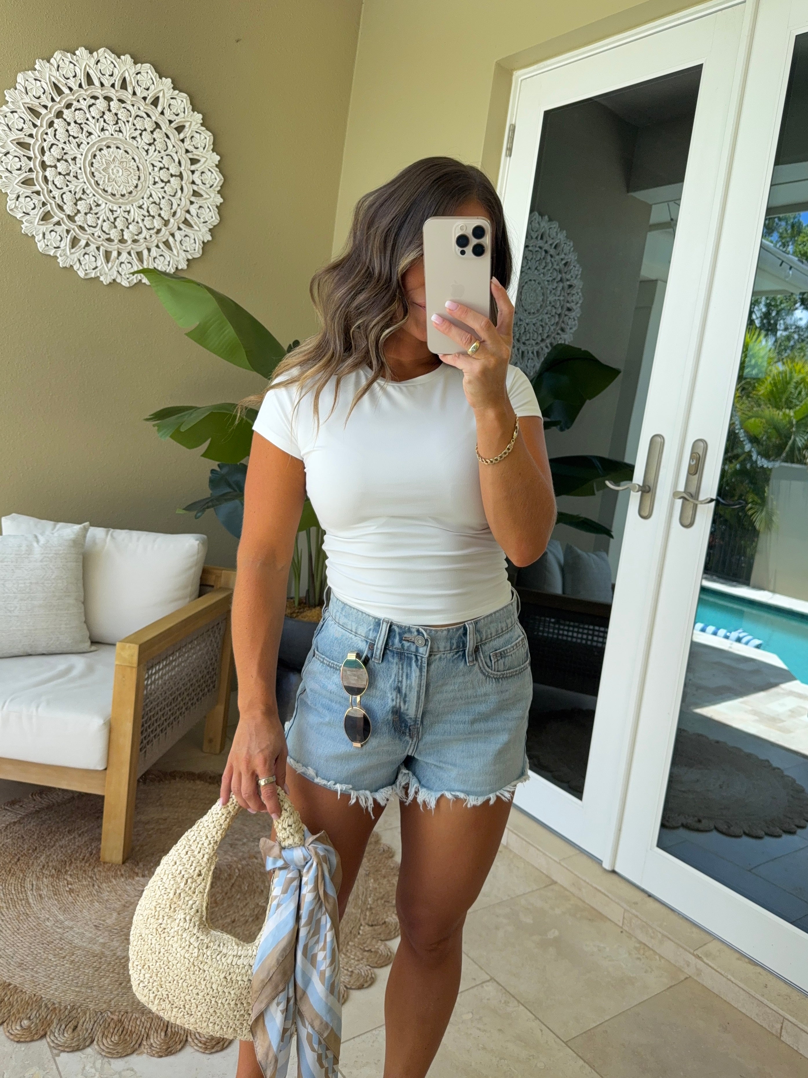 Harper Basic Baby Tee White