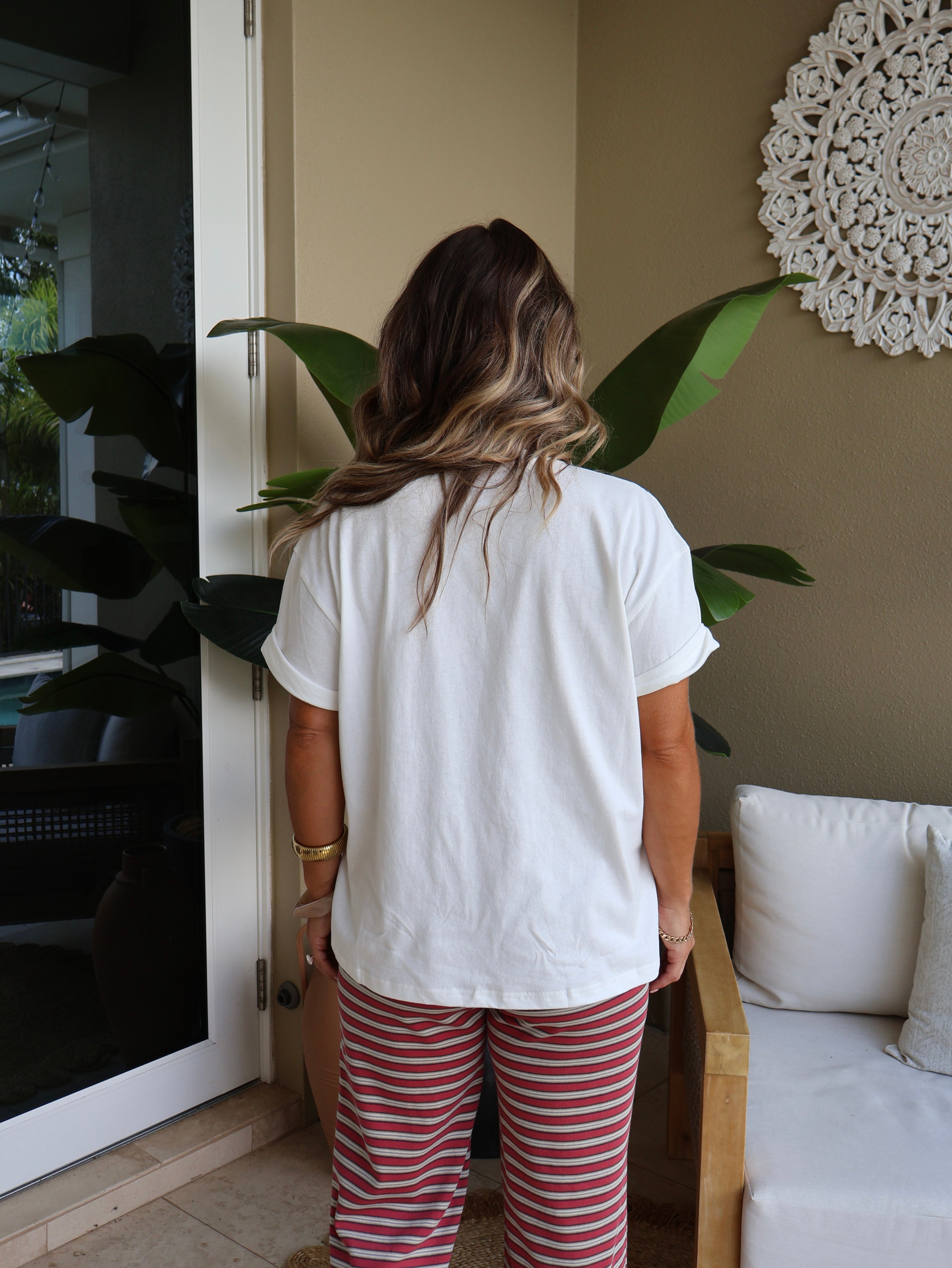Itsy Bitsy Navy Bikini Boxy Tee
