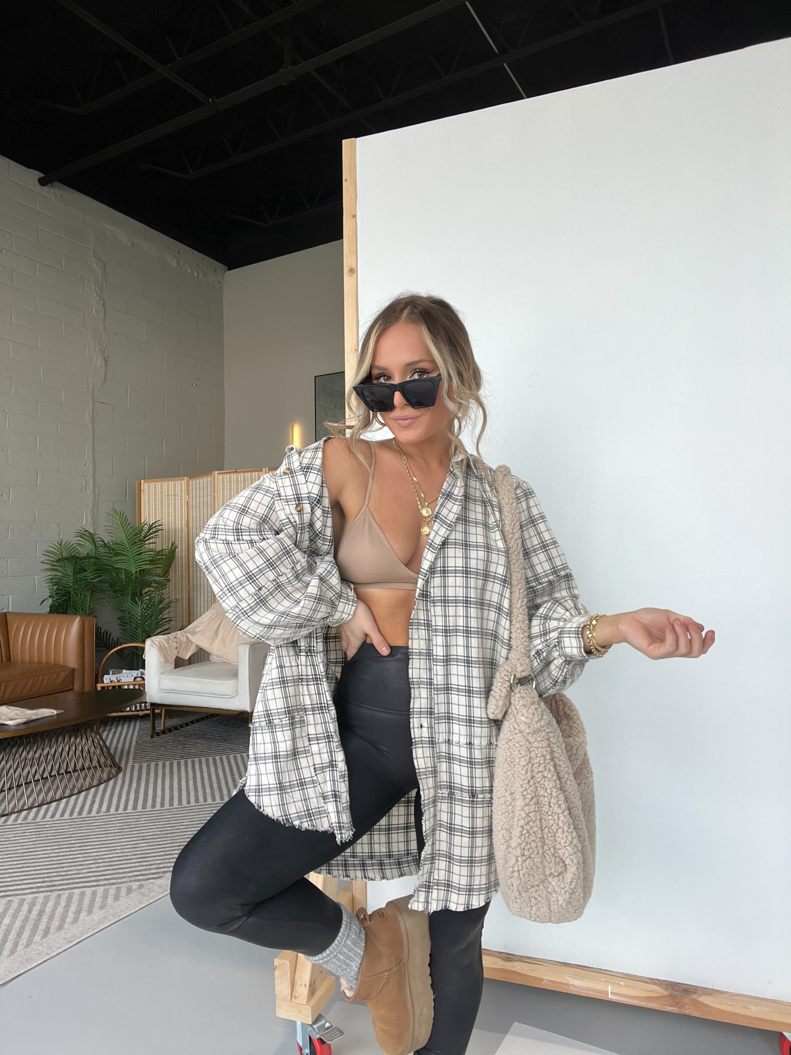 Addie Curve Bralette Almond