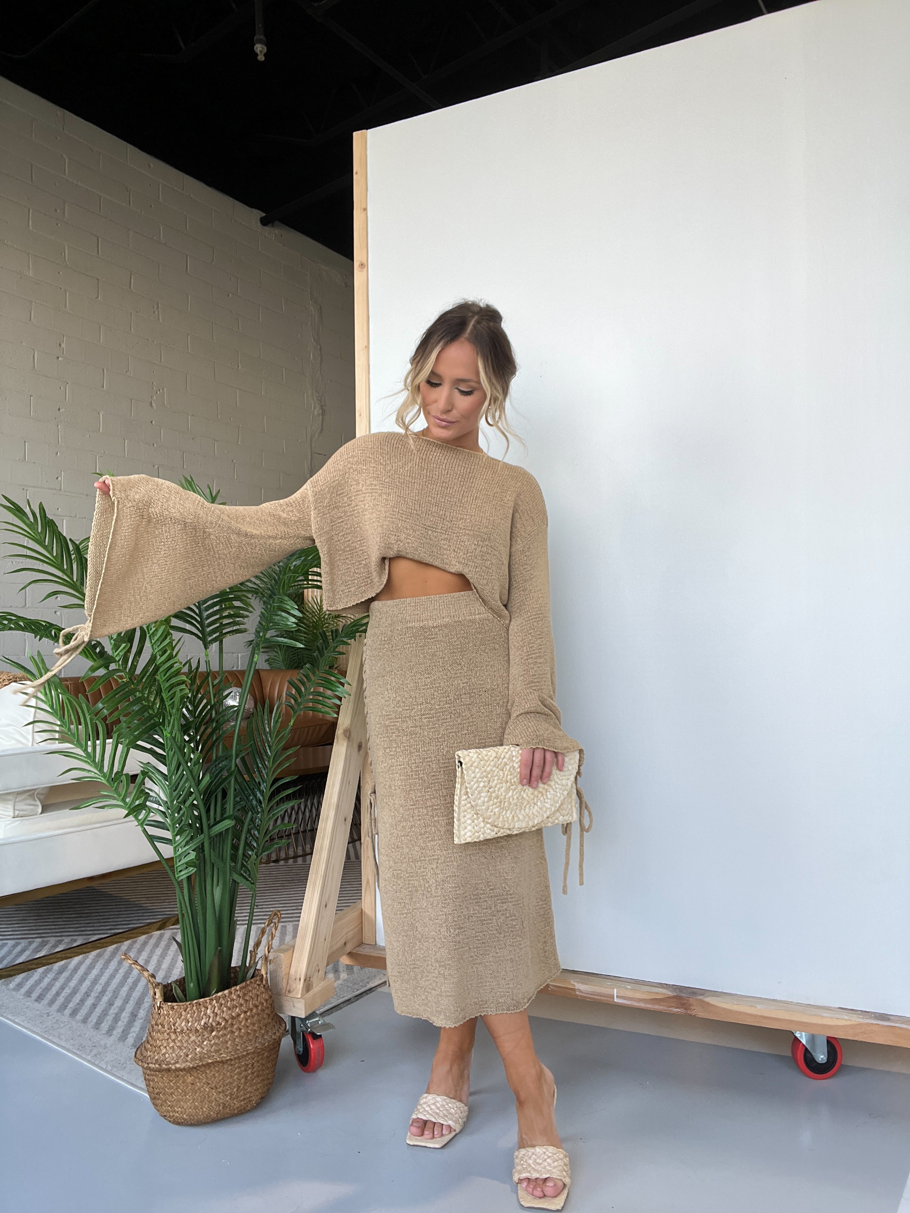 Girls Trip Raffia Stiletto Heels Natural