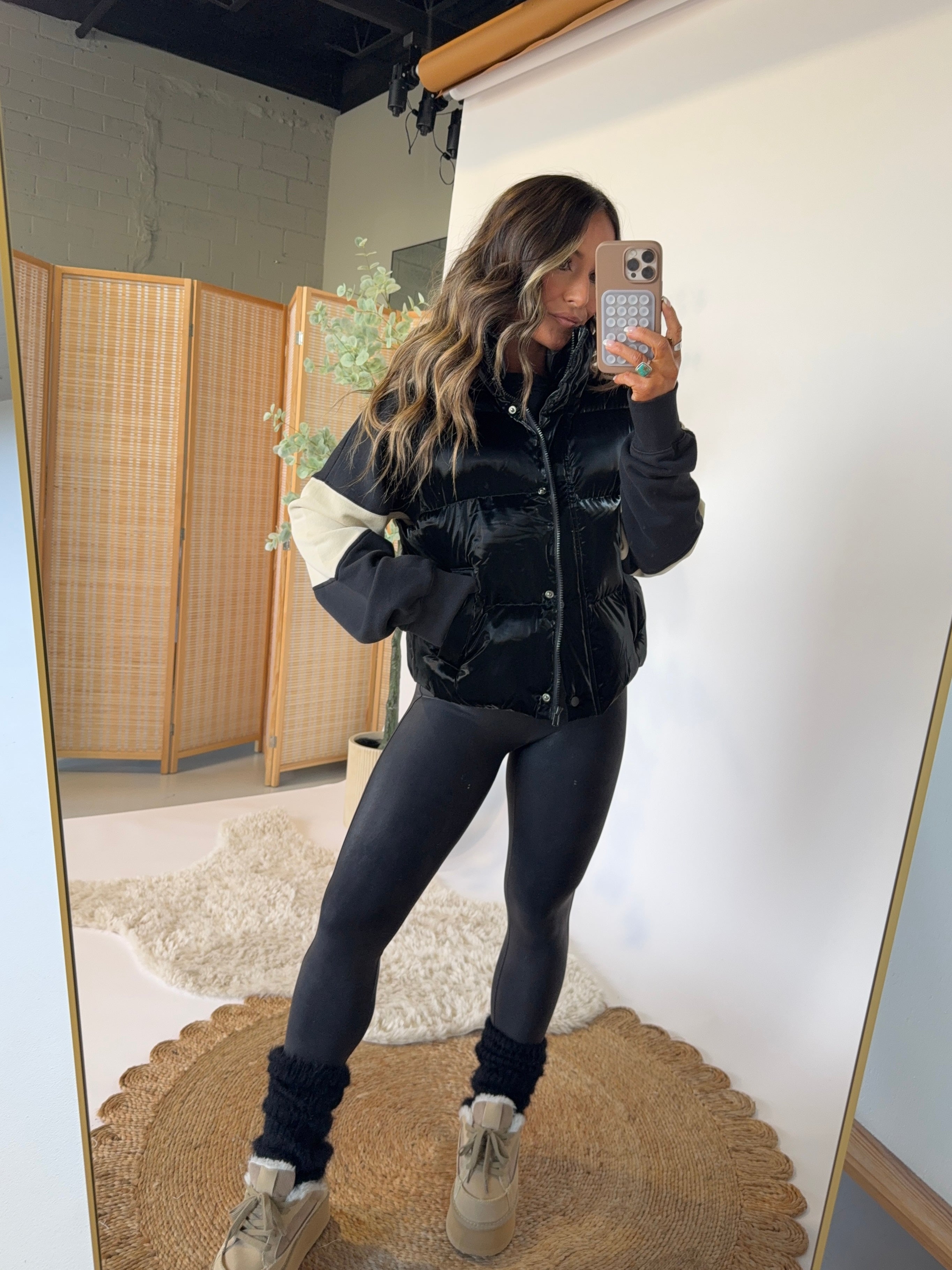 Cleo Puffer Vest Black