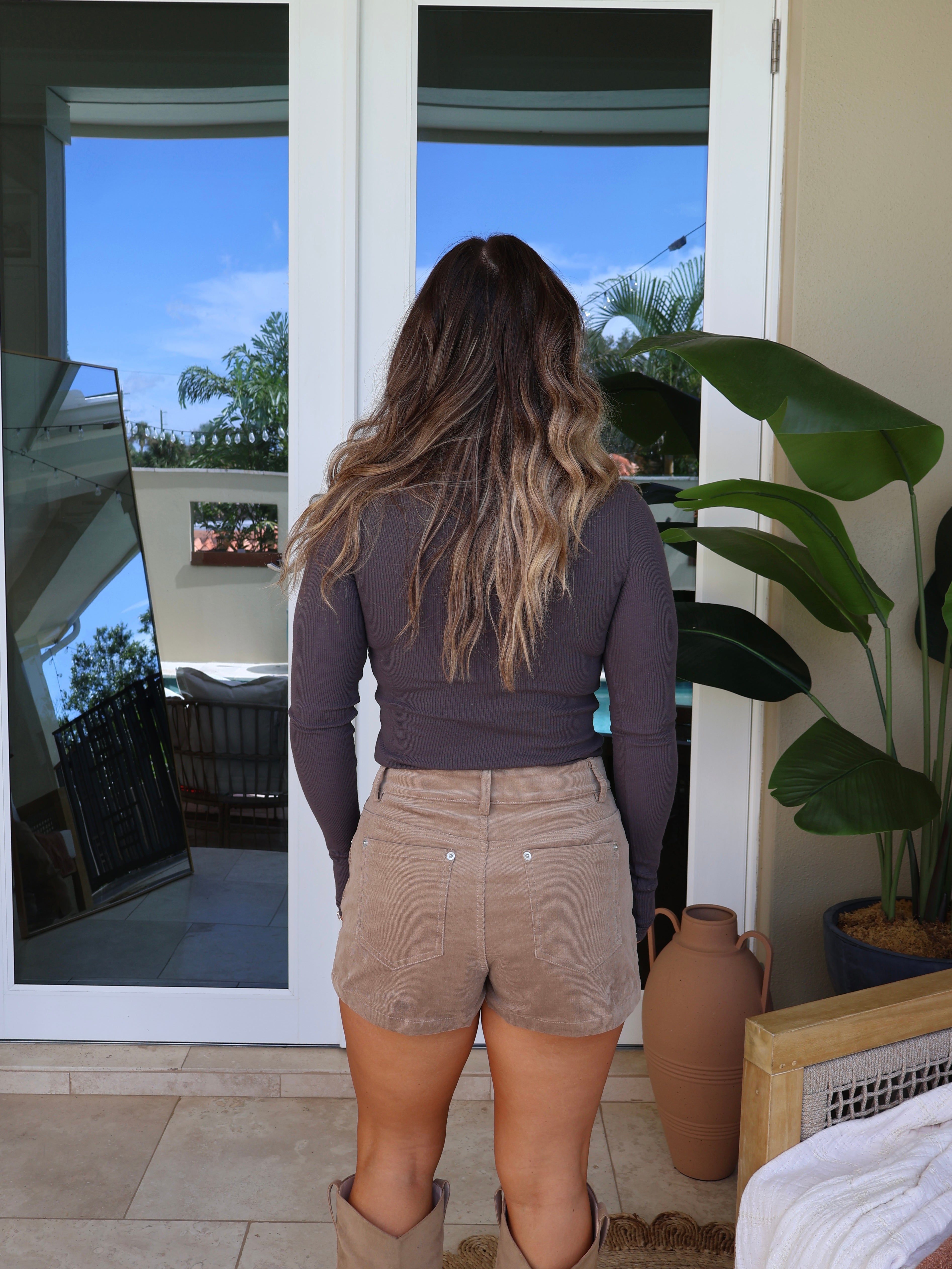 For the Season Long Sleeve Charcoal