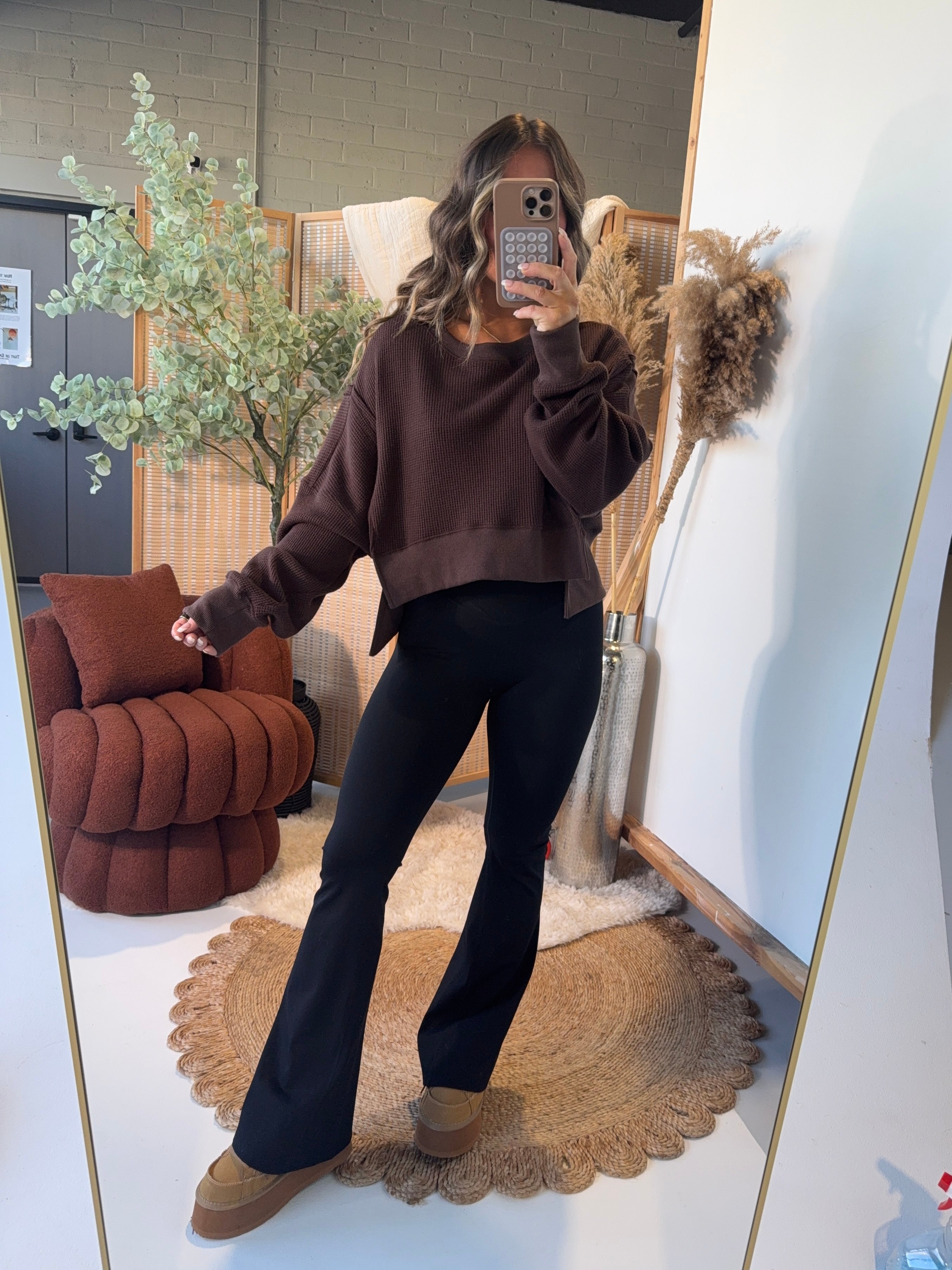 Home with You Waffle Top Chocolate