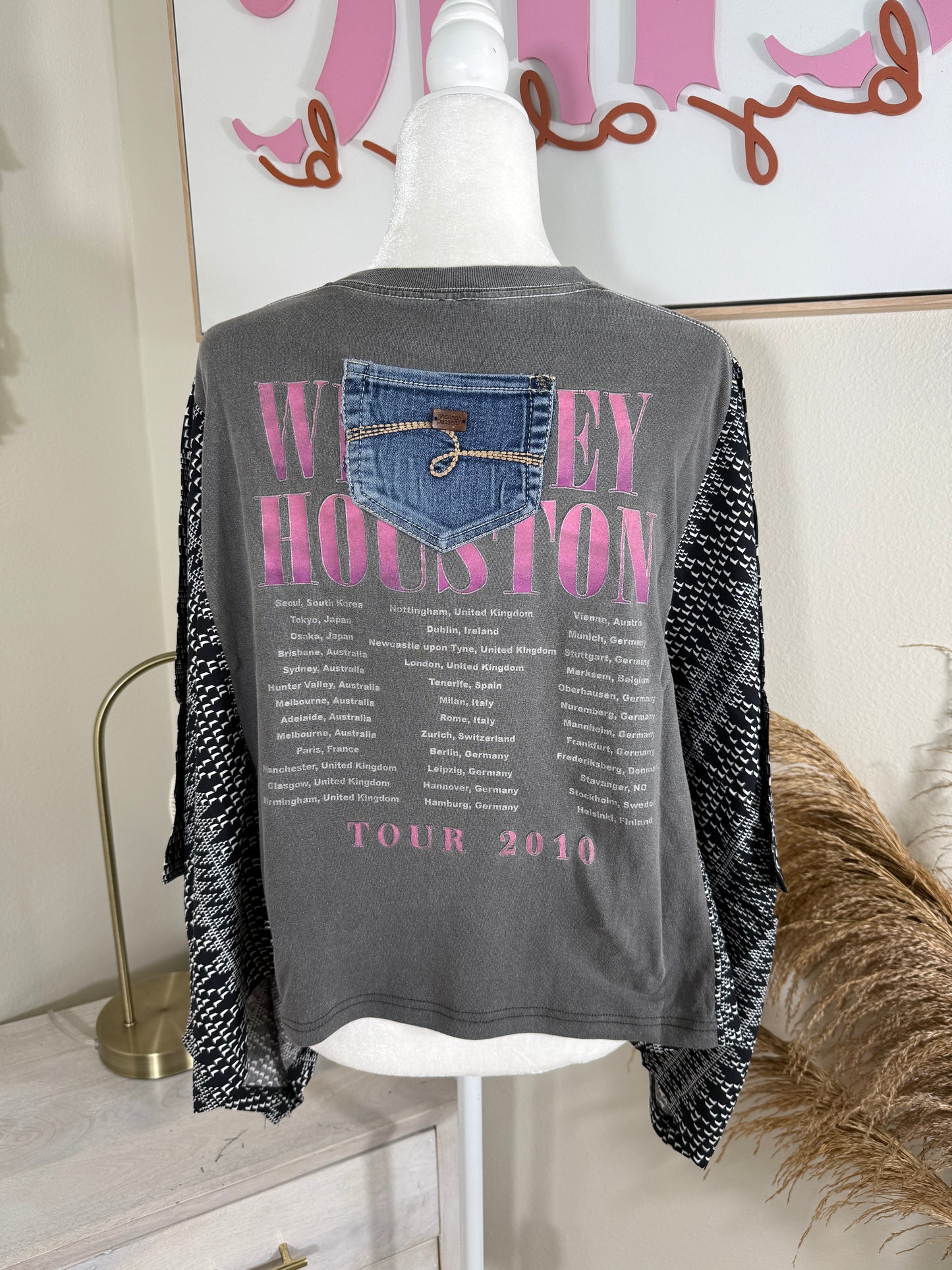 Whitney Houston Mix & Match Grey Aztec