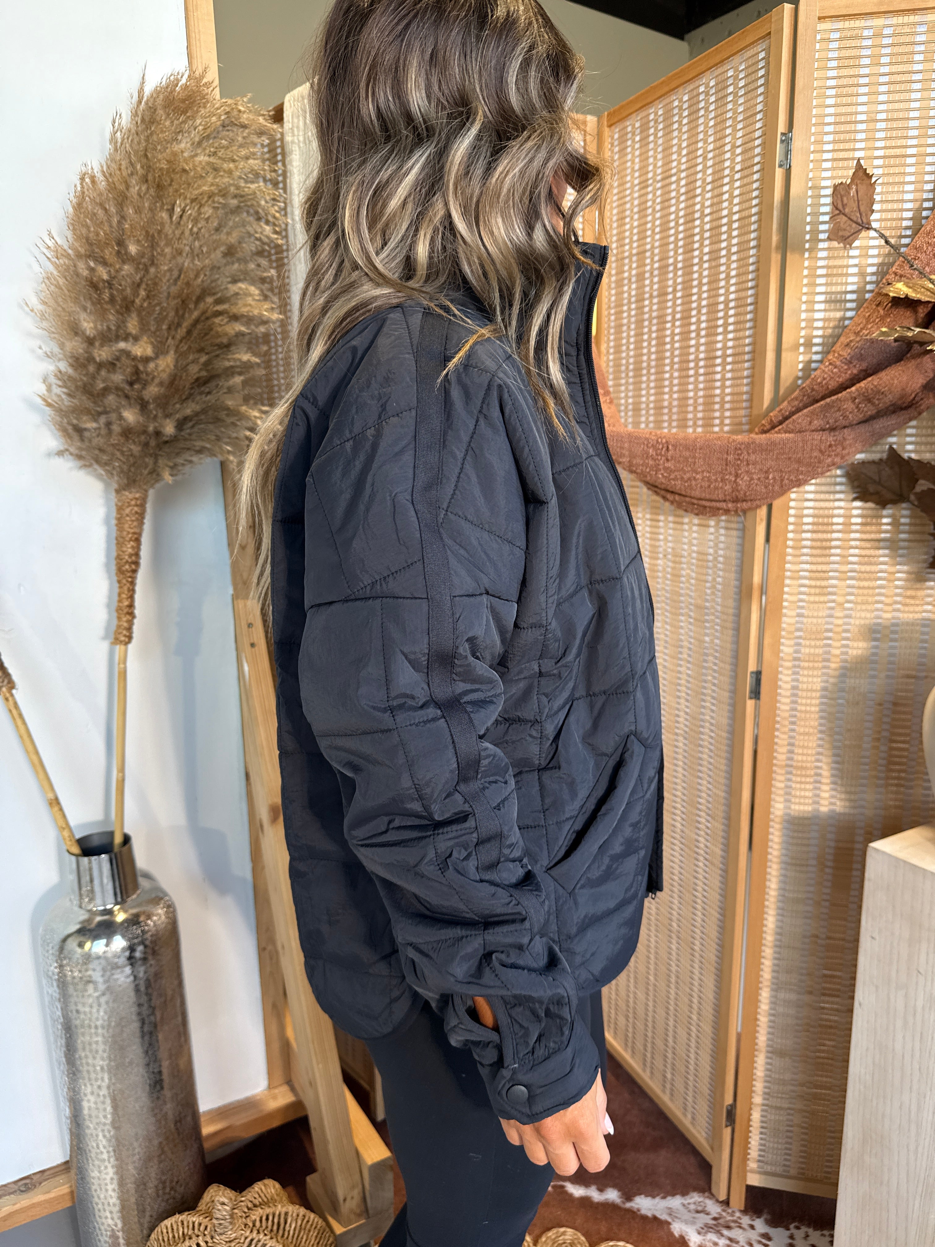 Roxie Puffer Jacket Black