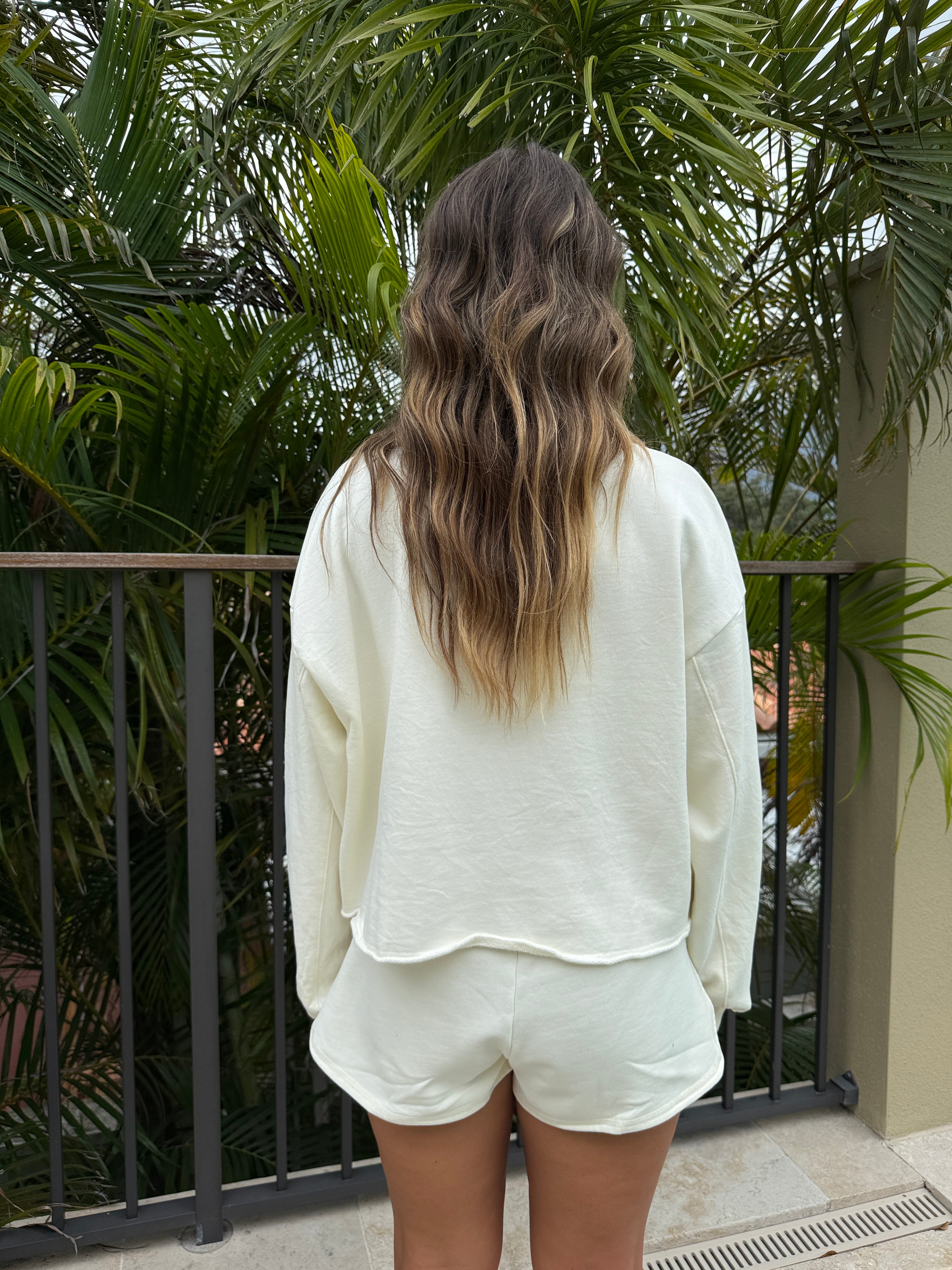 USA Vintage Shorts Ivory