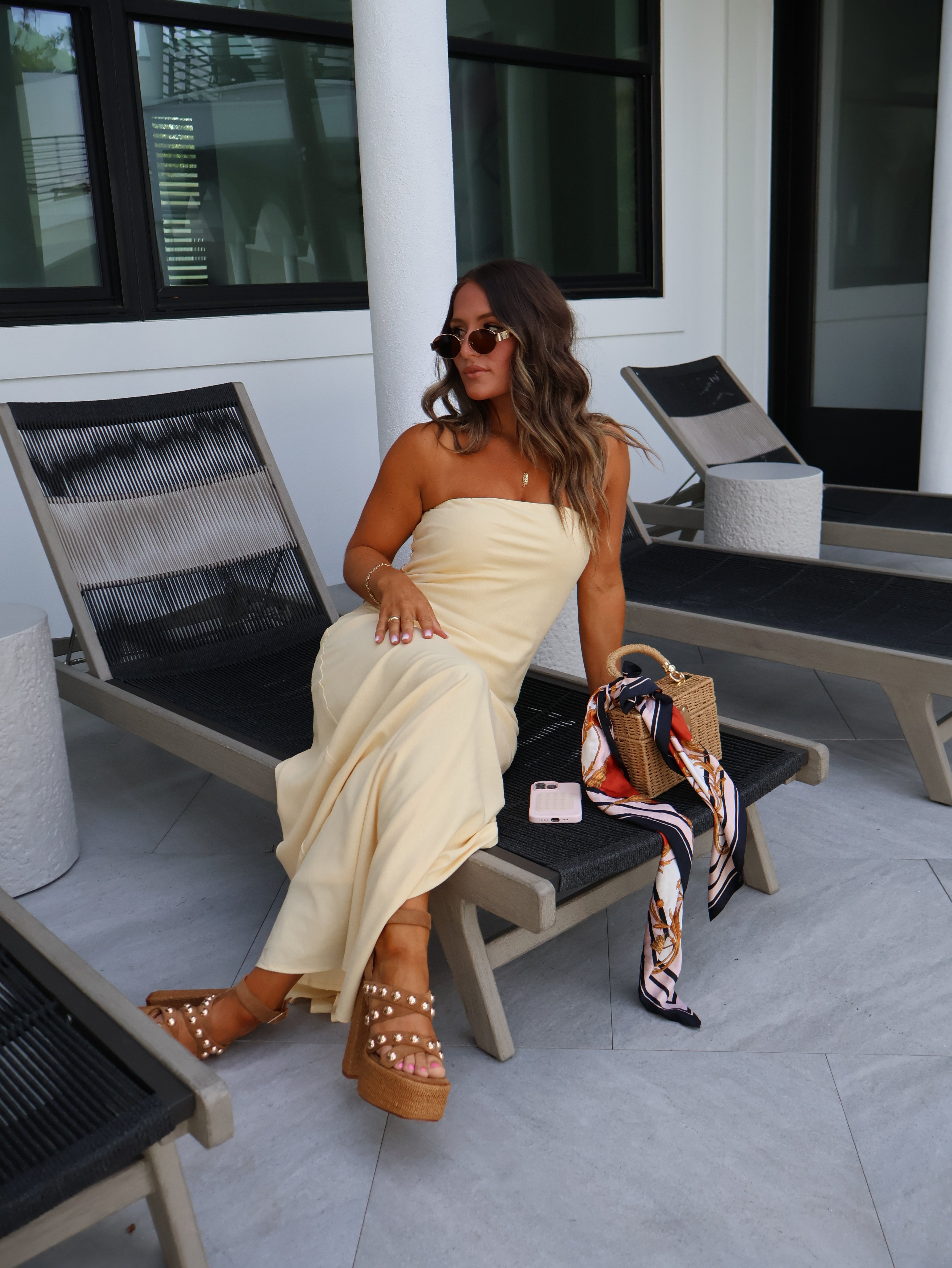 Summer Heat Strappy Platforms Camel