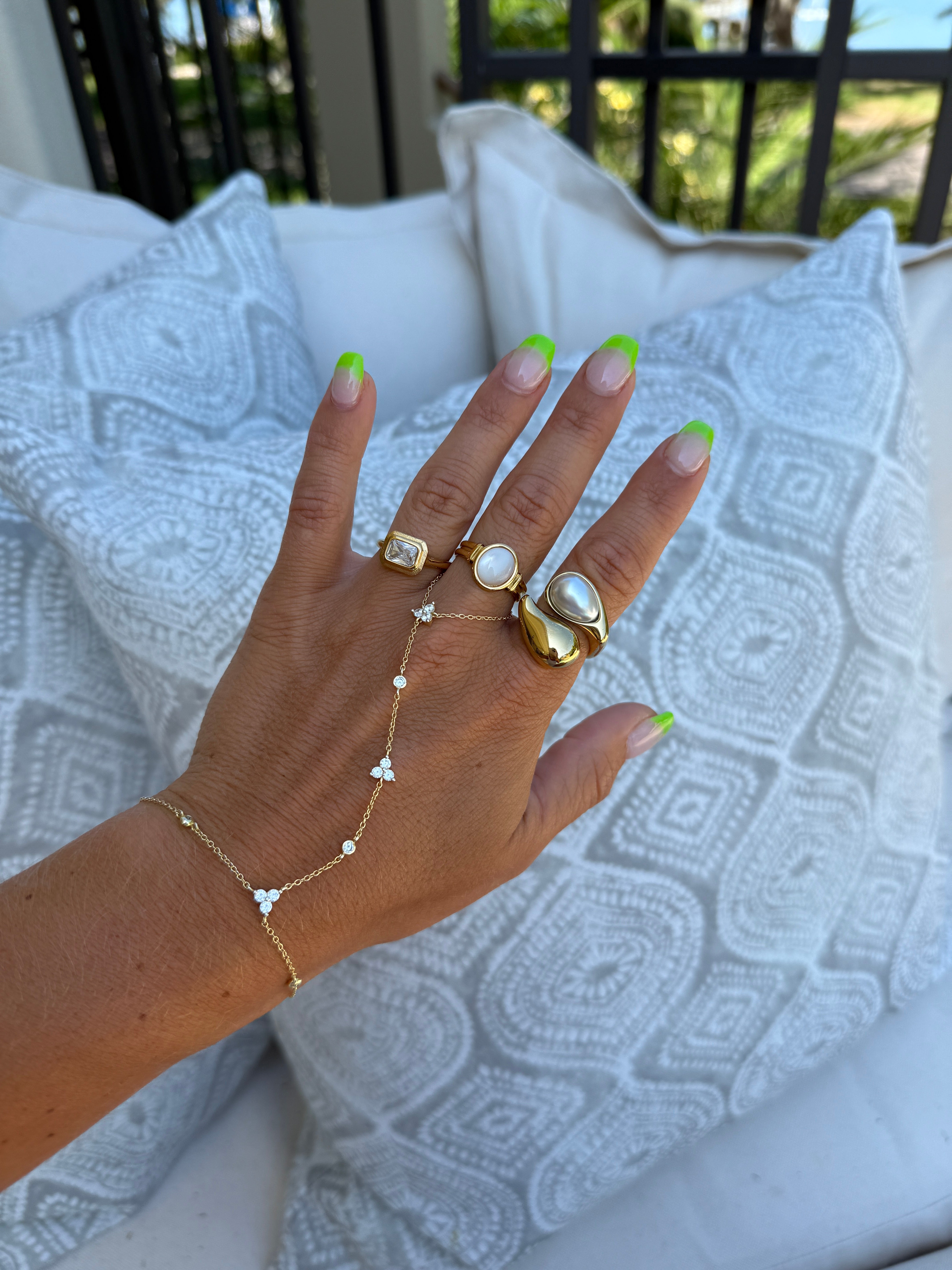 Sloan Wavy 18K Gold Ring