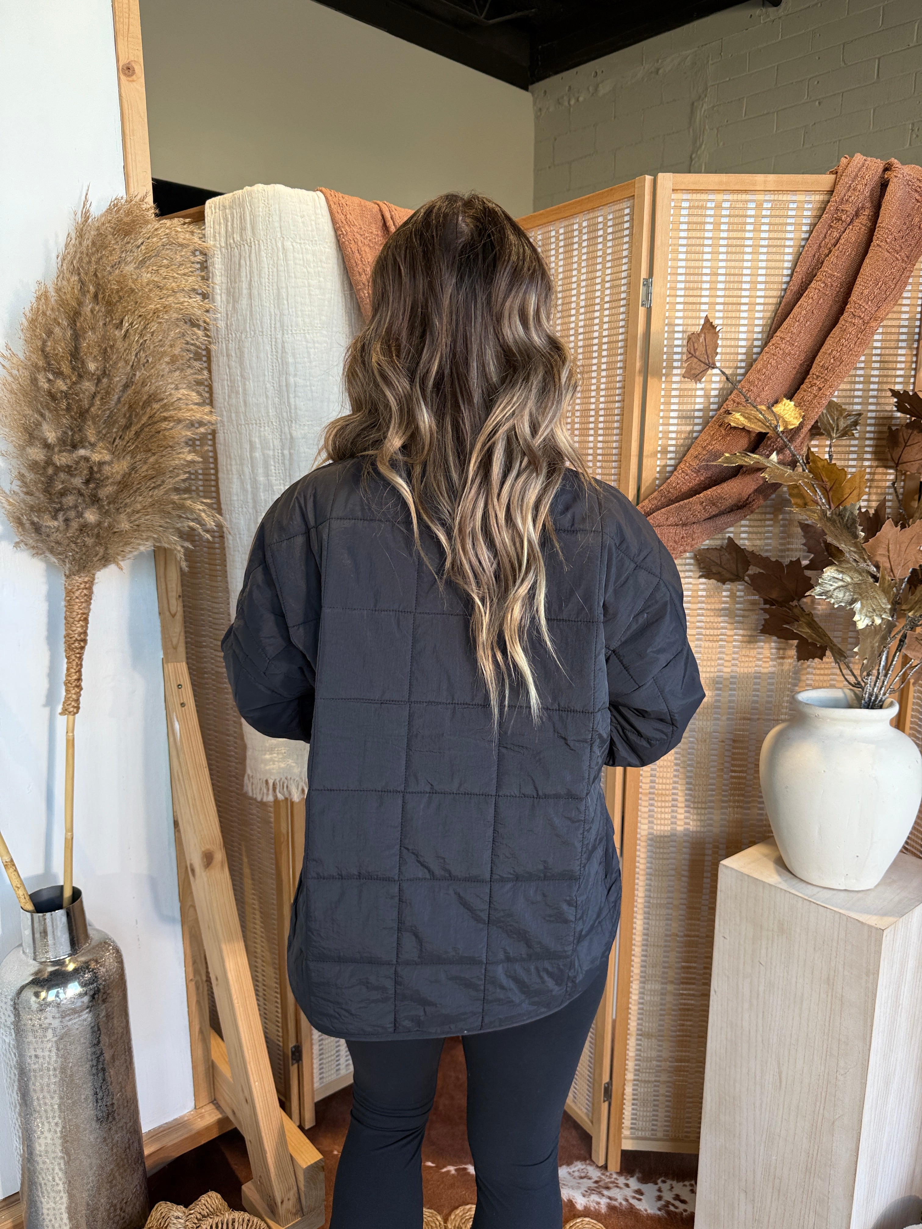 Roxie Puffer Jacket Black