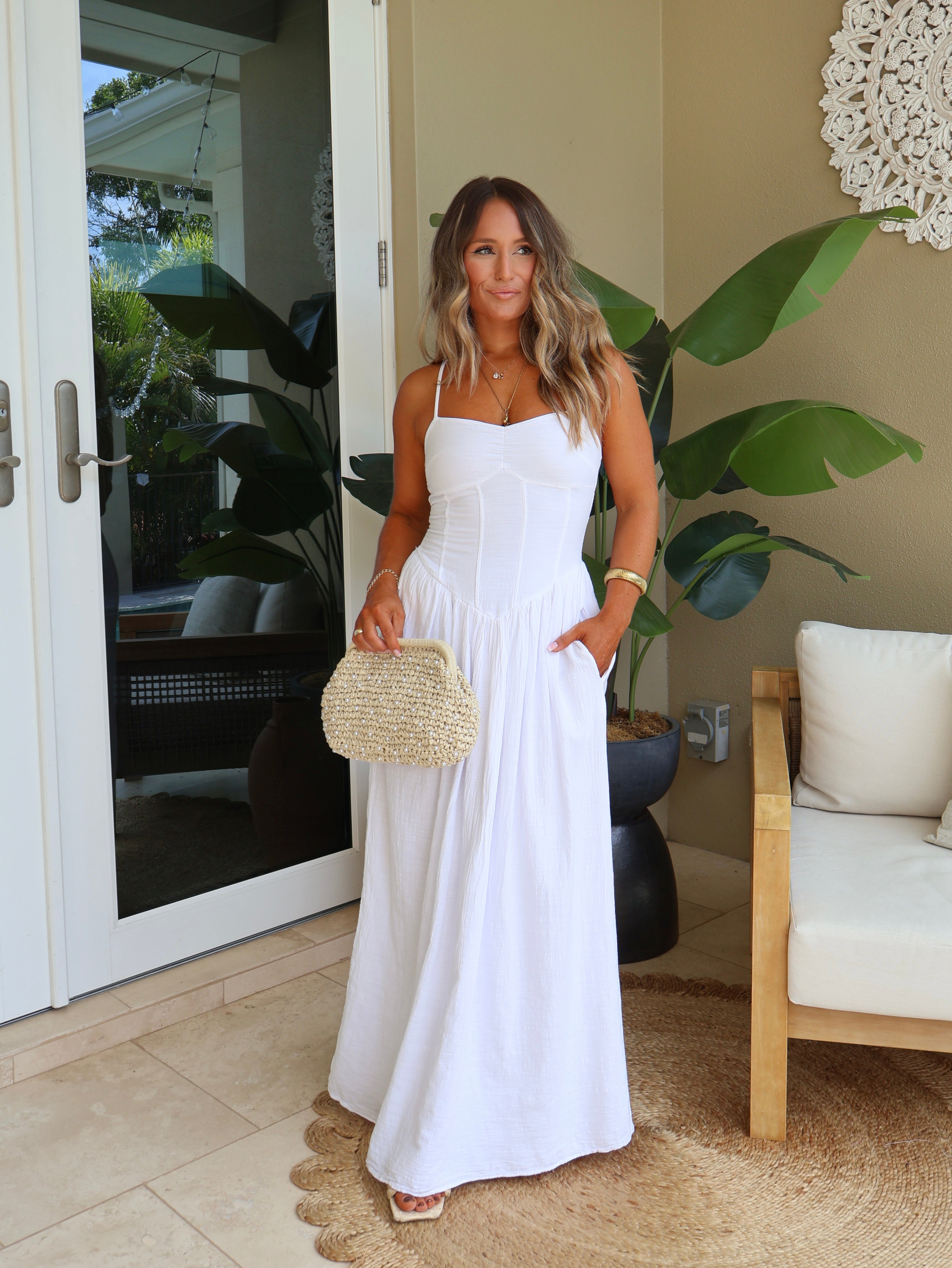 Love Story Maxi Dress White