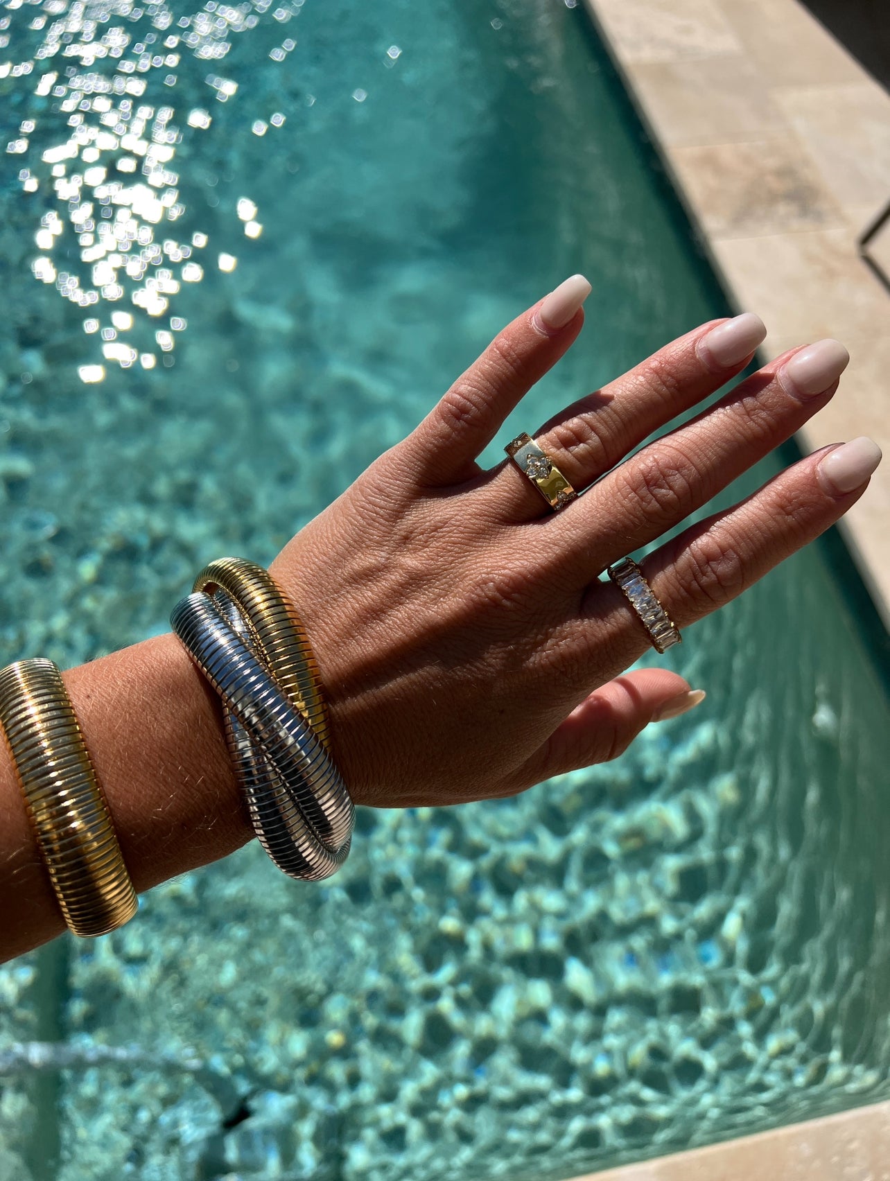 Fallon Clover 18K Gold Ring